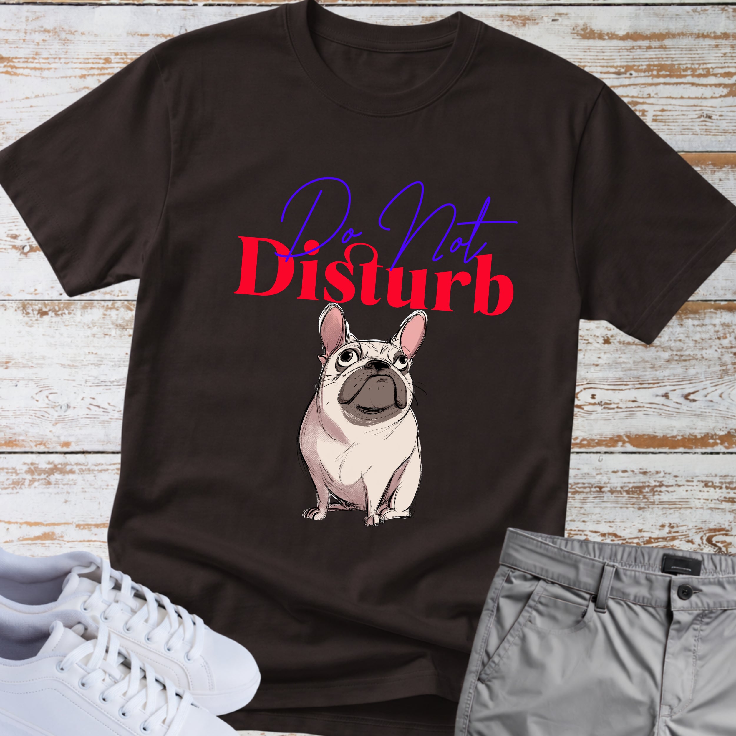 Do Not Disturb French Bulldog T-Shirt