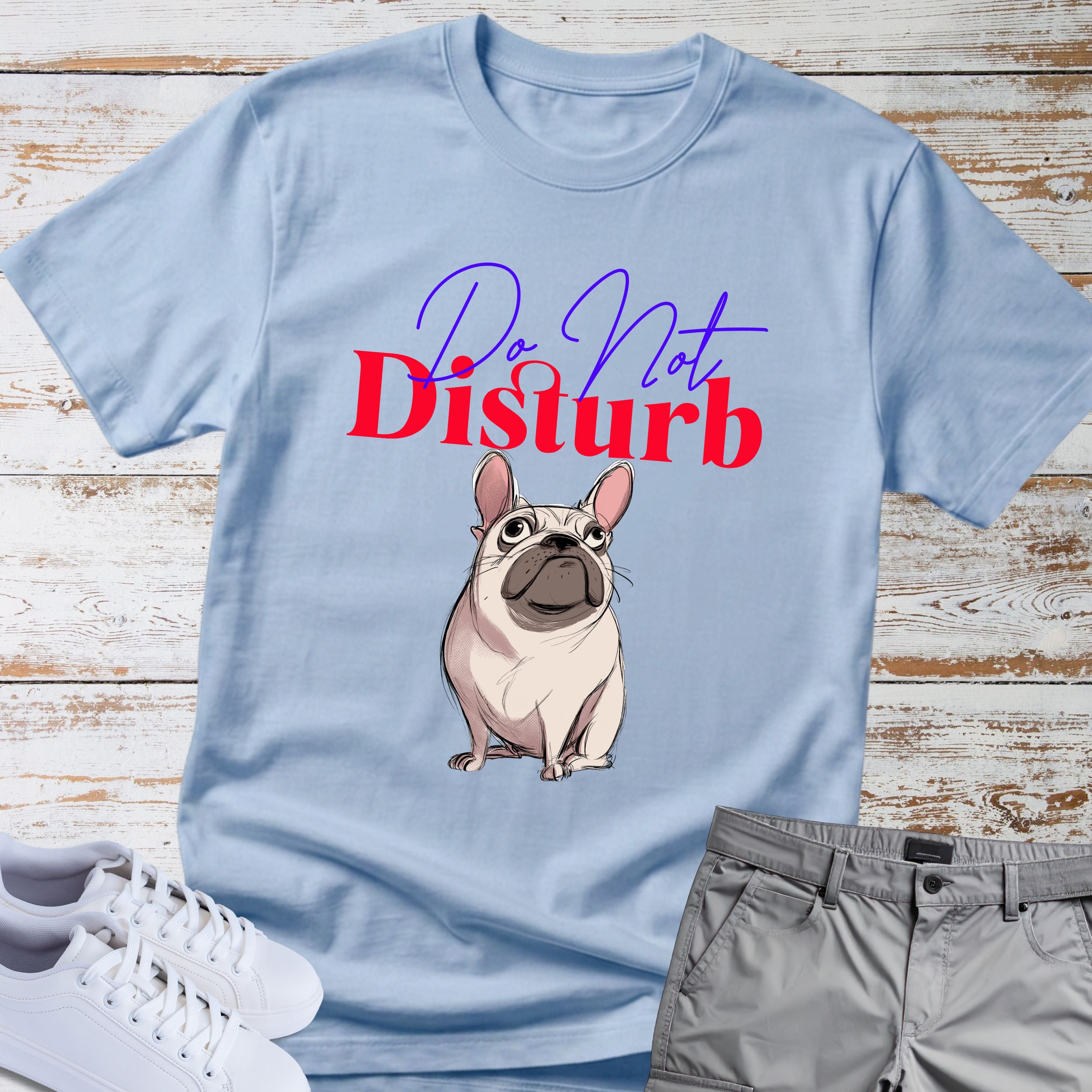 Do Not Disturb French Bulldog T-Shirt