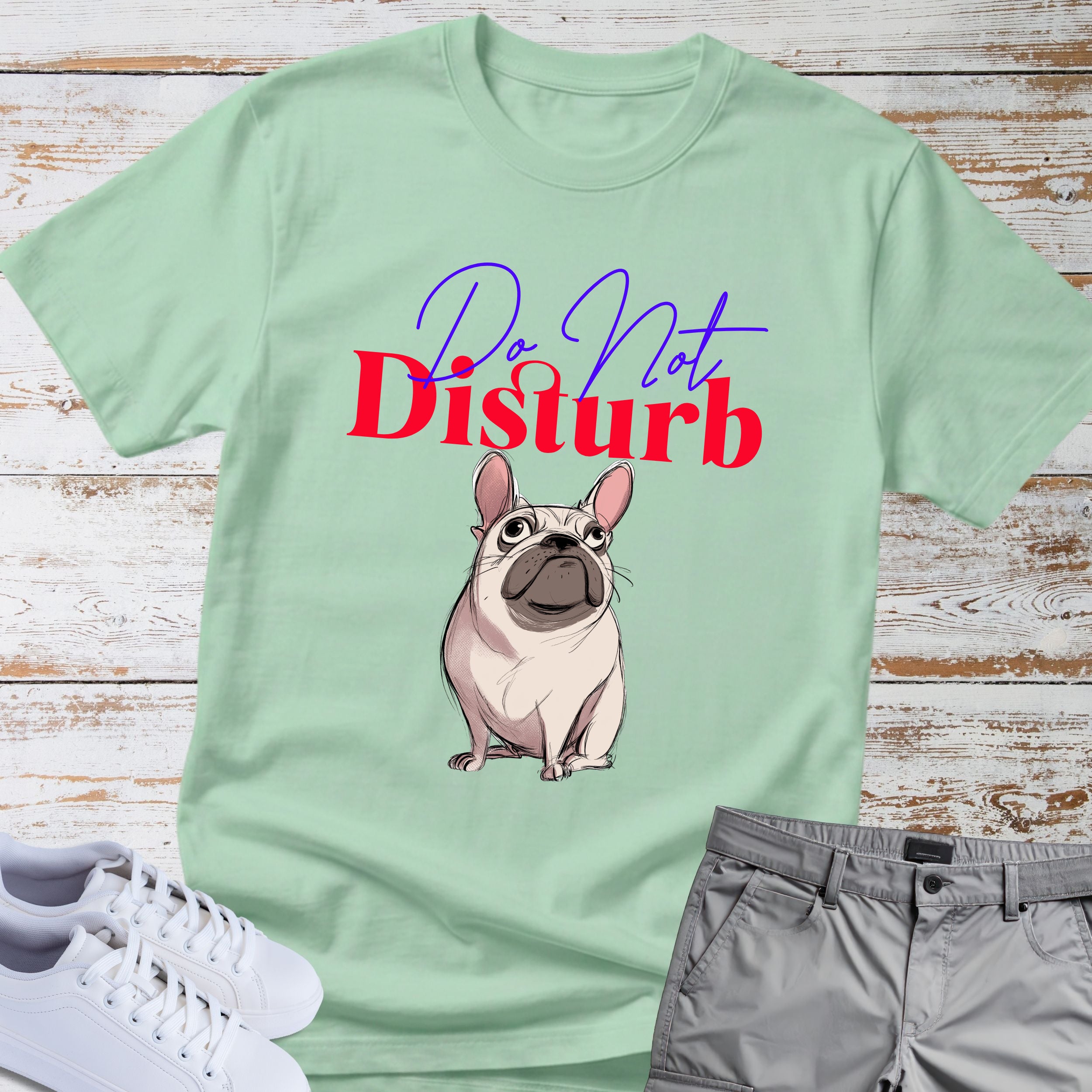 Do Not Disturb French Bulldog T-Shirt