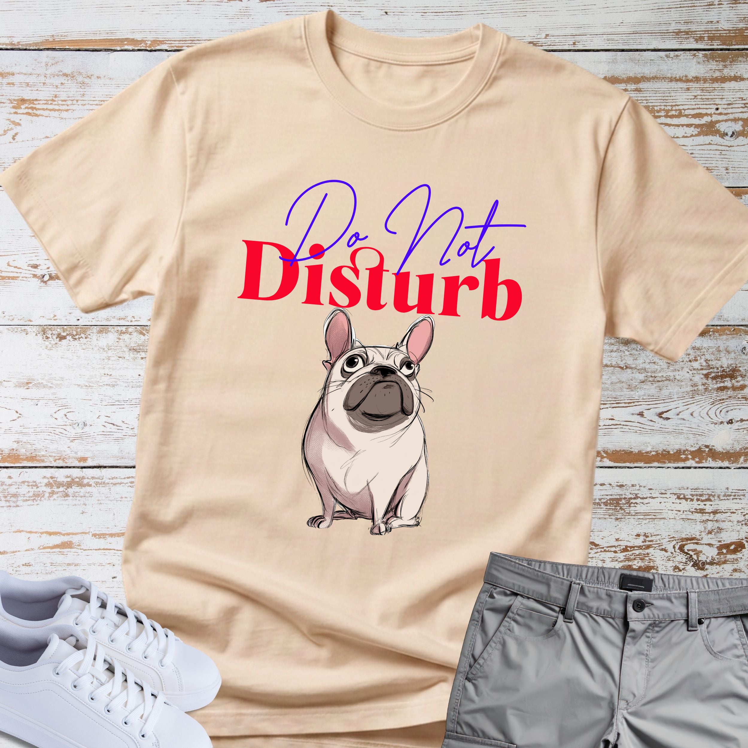 Do Not Disturb French Bulldog T-Shirt