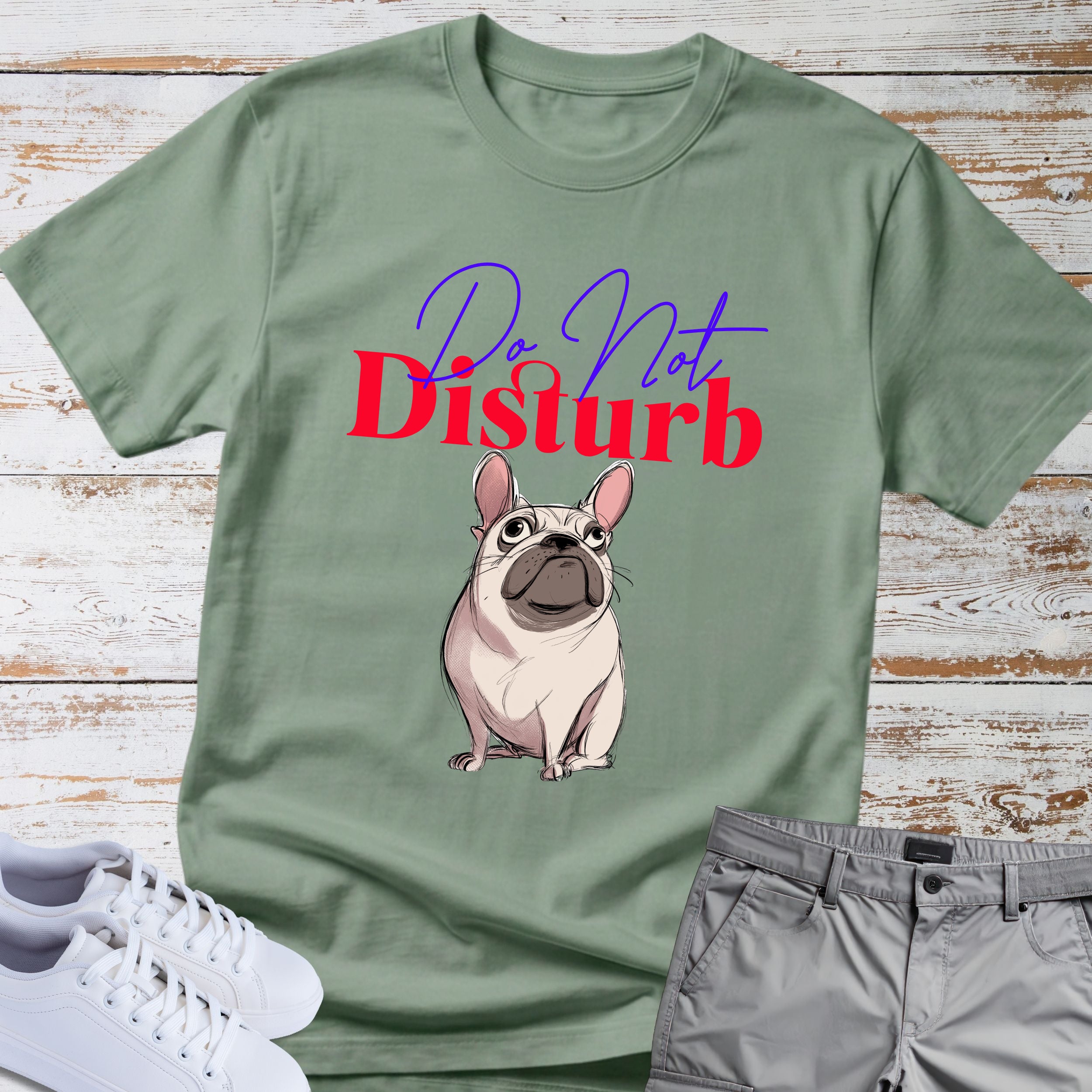 Do Not Disturb French Bulldog T-Shirt