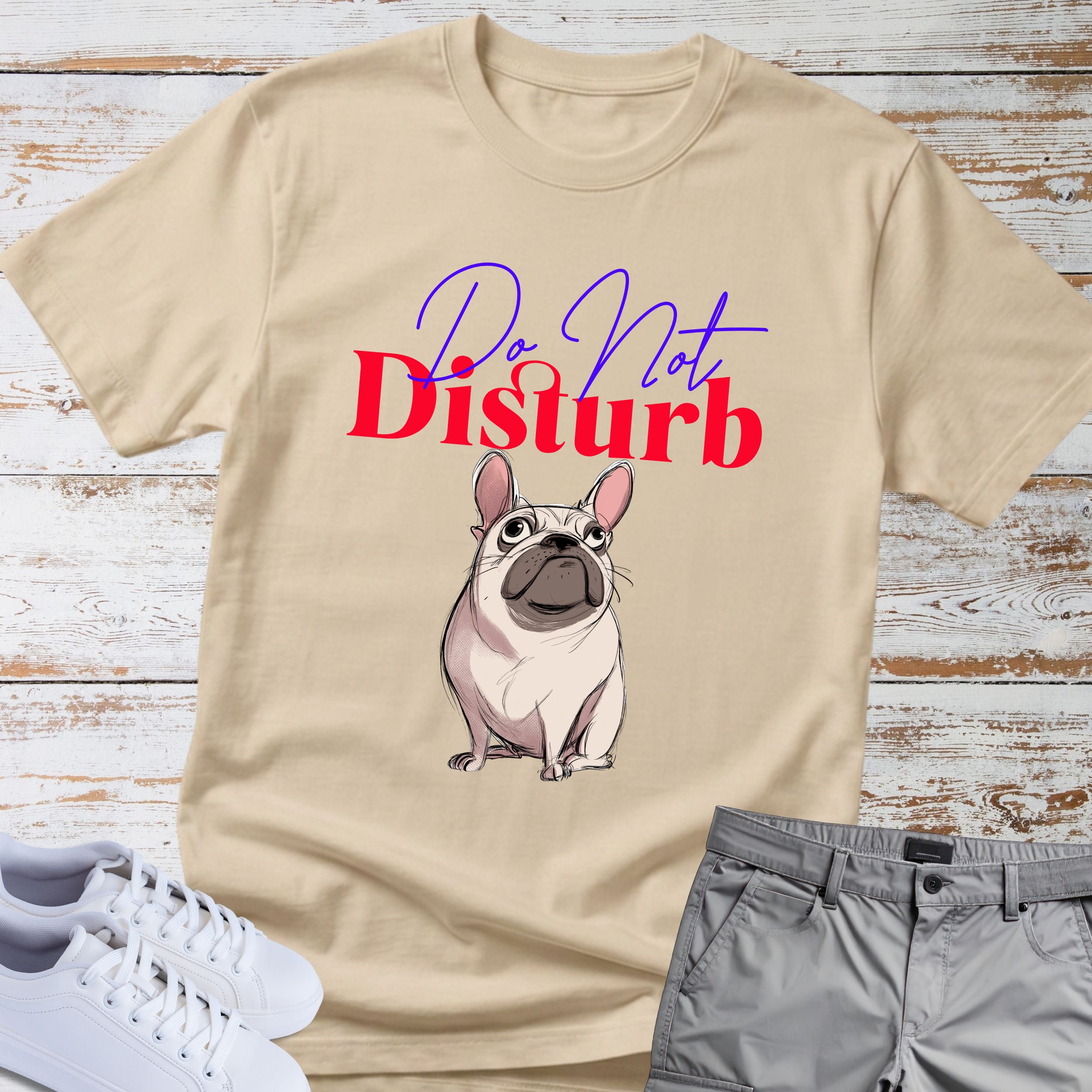 Do Not Disturb French Bulldog T-Shirt