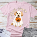 👻 I Ghost People 🎃 Halloween Poodle T-Shirt