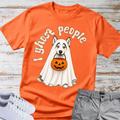 👻 I Ghost People 🎃 Halloween Siberian Husky T-Shirt