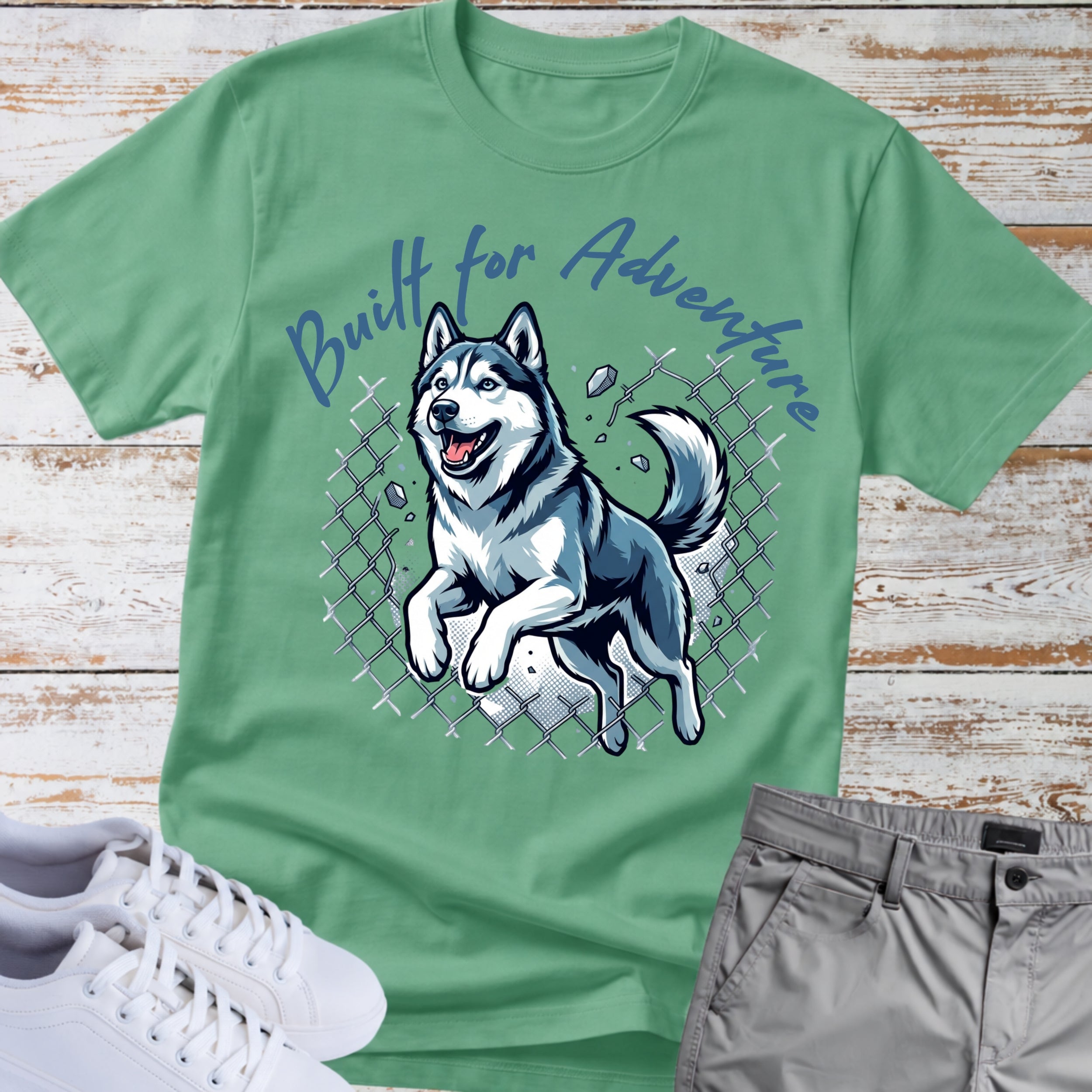 Built for Adventure Siberian Husky T-Shirt