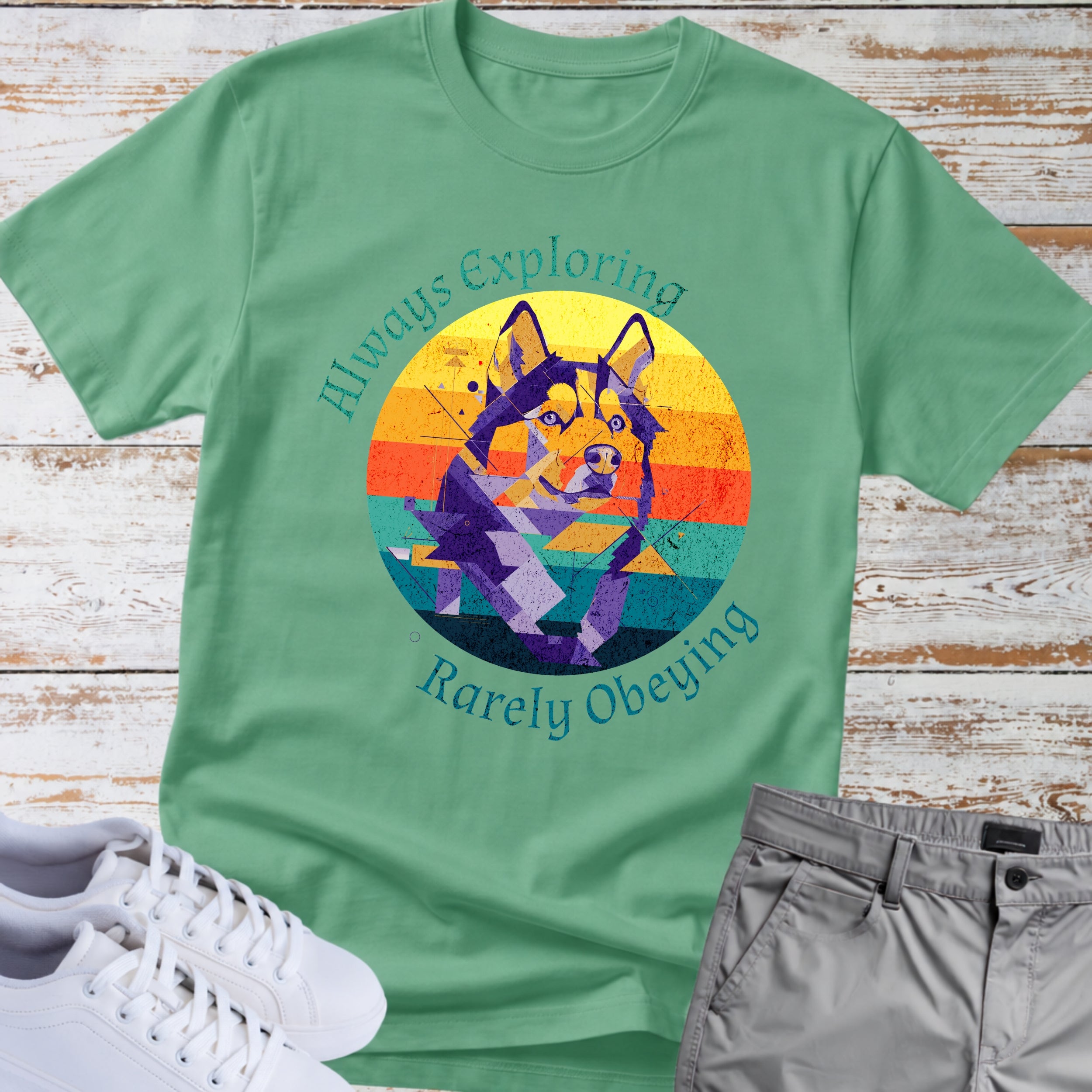 Rarely Obeying Siberian Husky T-Shirt