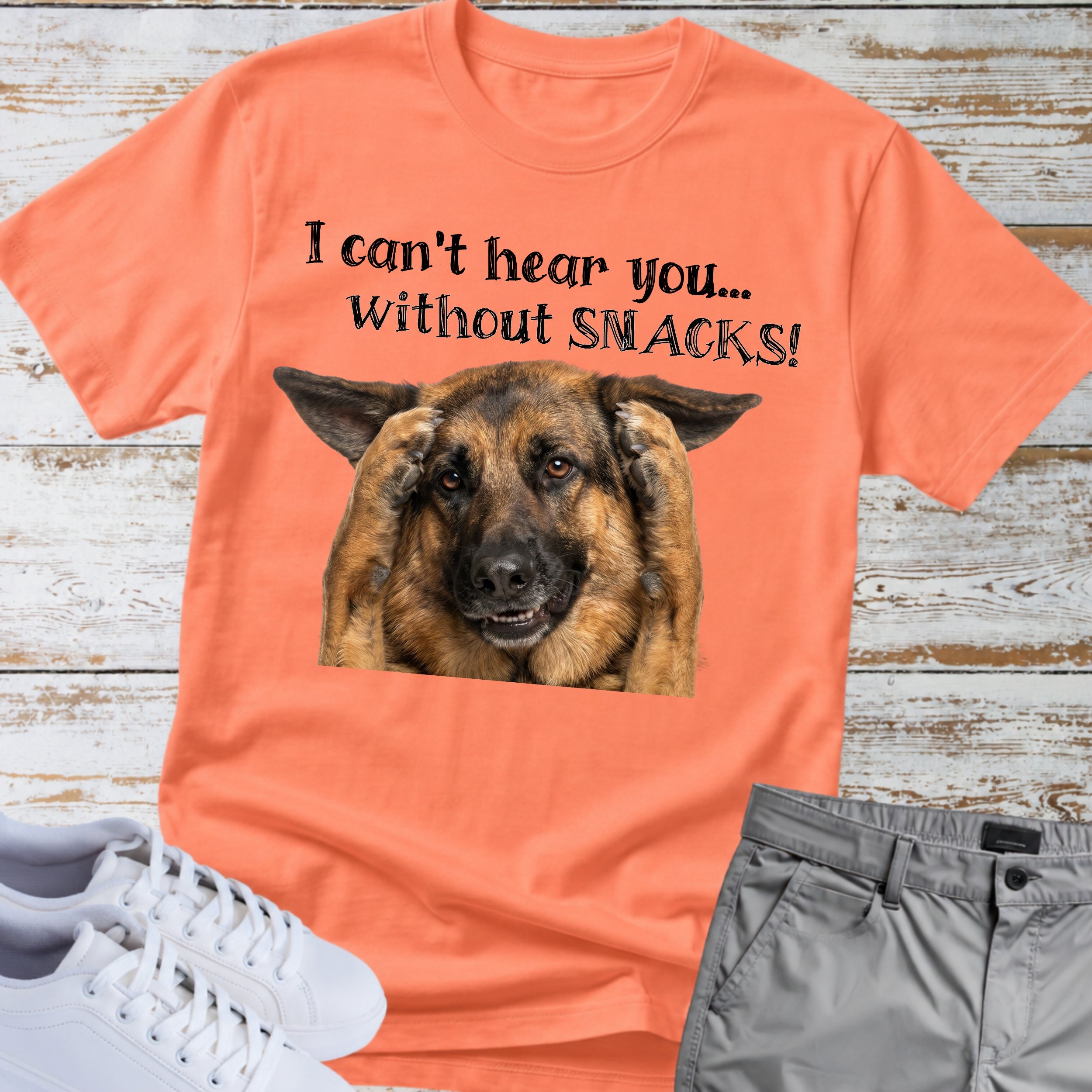 German Shepherd "I Can't Hear You..." Tee