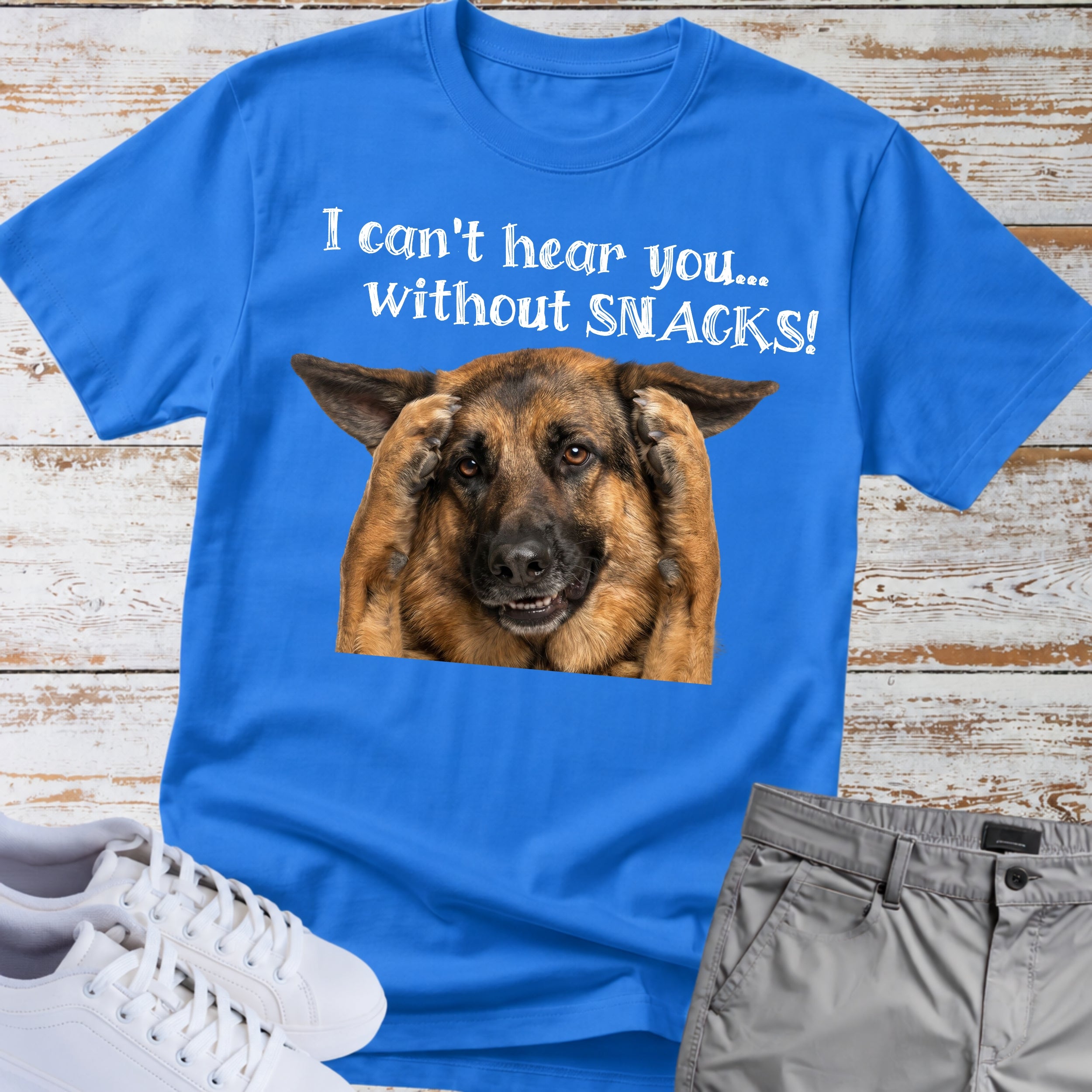 German Shepherd "I Can't Hear You..." Tee