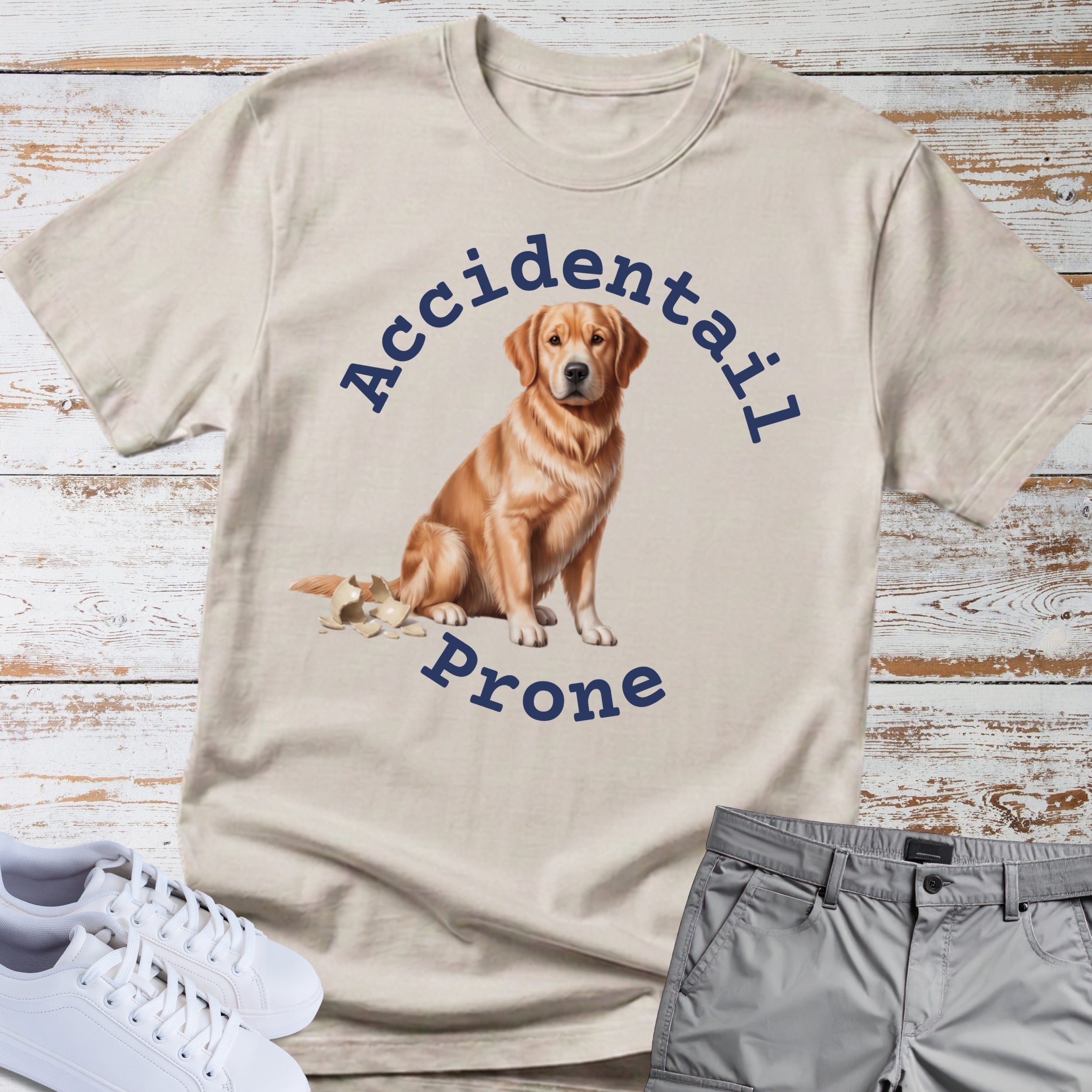 Golden Retriever Accidentail Prone T-Shirt