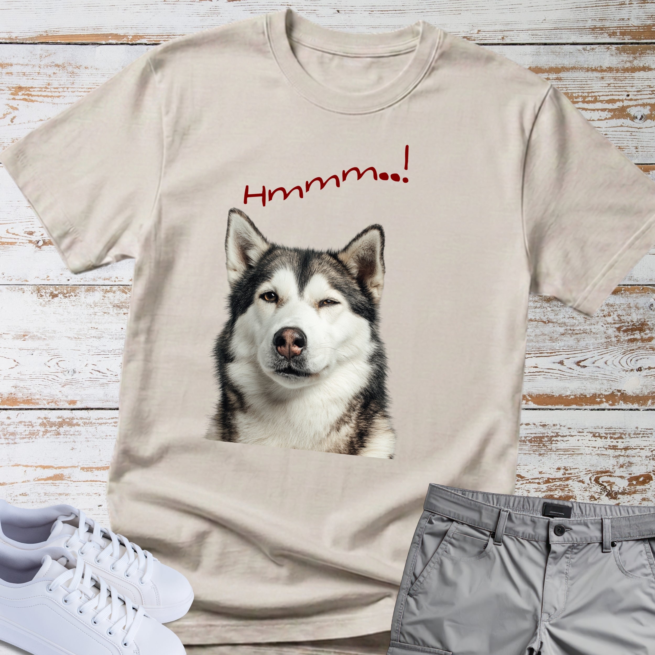 Siberian Husky 'Hmmm...!' Tee