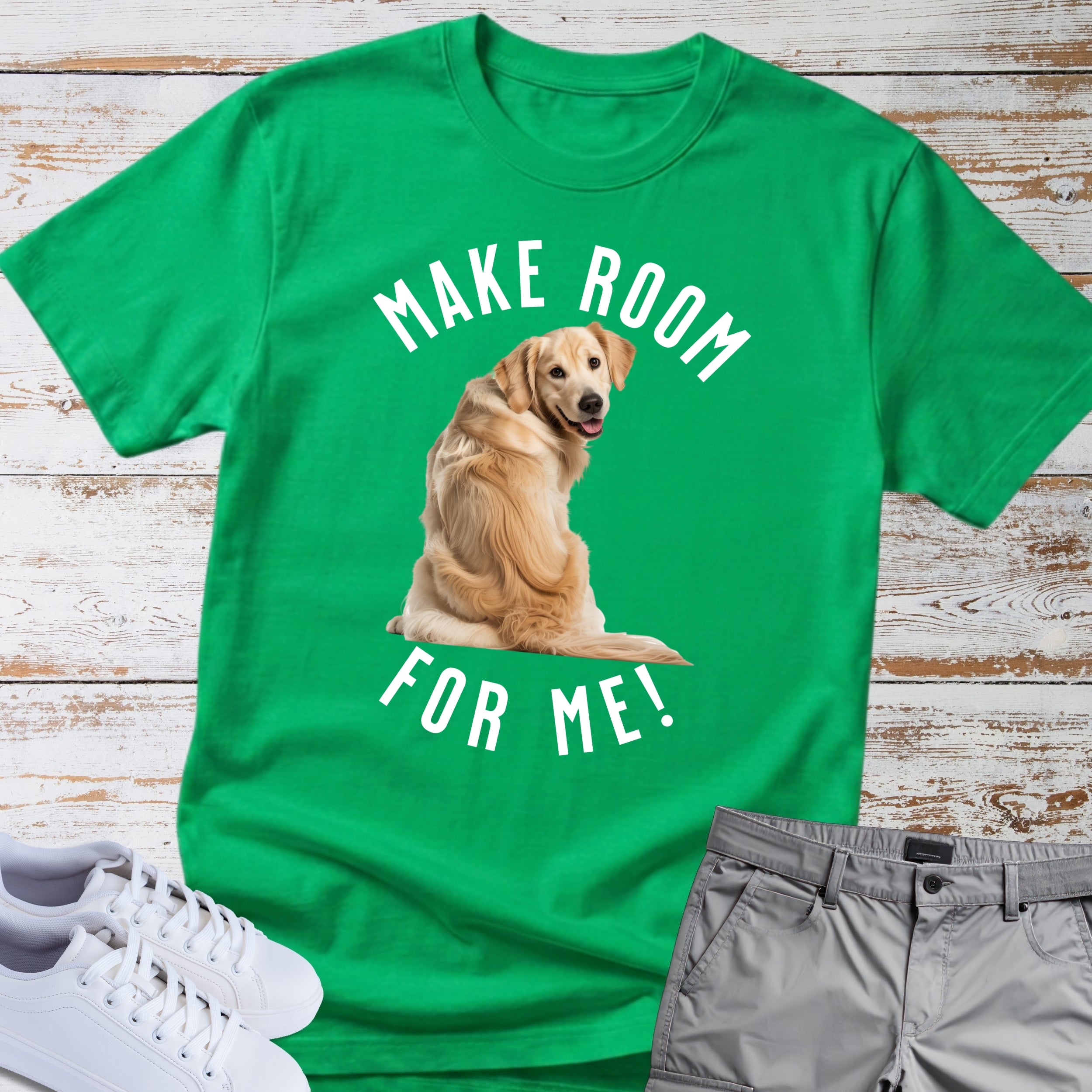 Golden Retriever Make Room For Me! T-Shirt