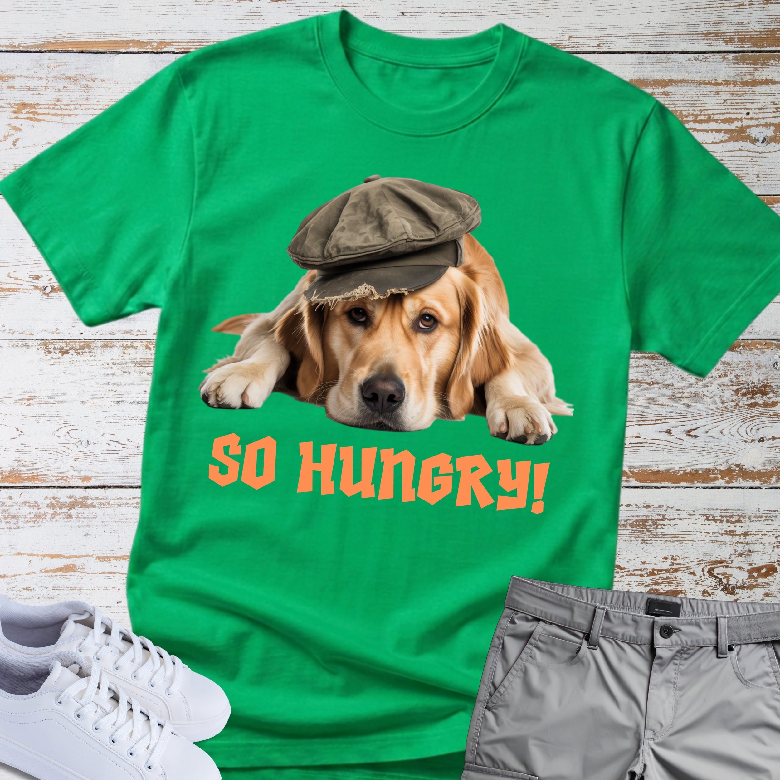 Golden Retriever "So Hungry" T-Shirt