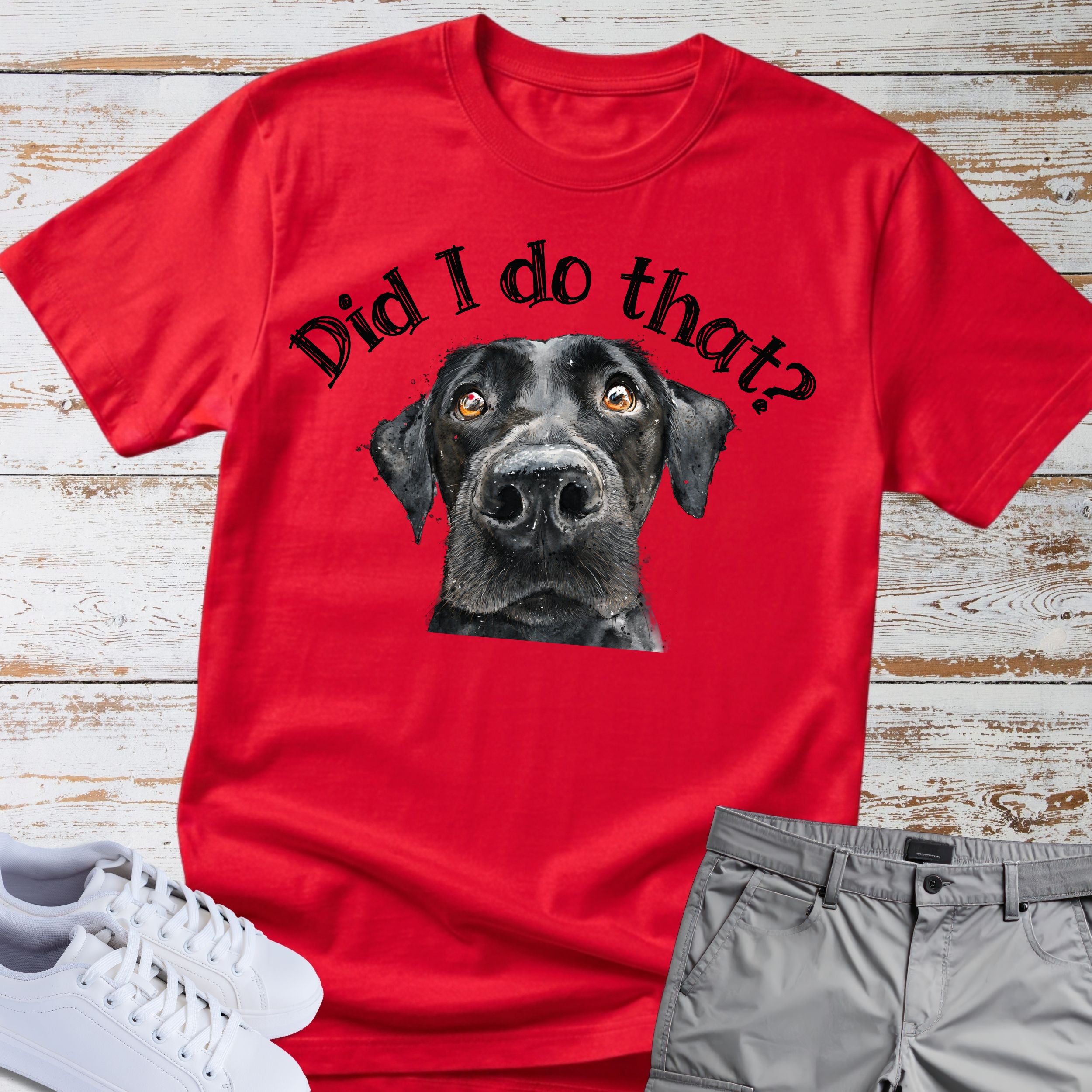 Did I Do That? Labrador Retriever T-Shirt