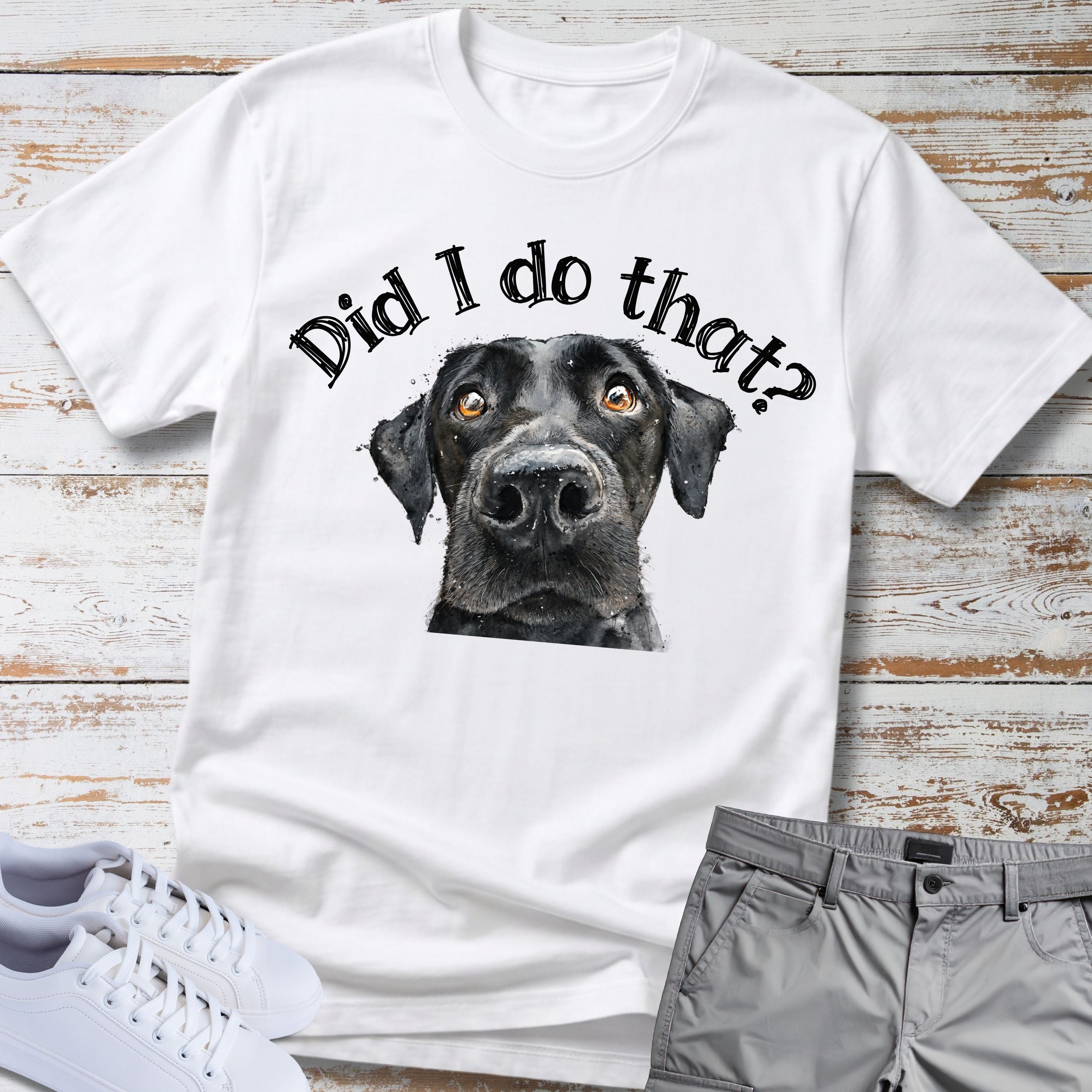 Did I Do That? Labrador Retriever T-Shirt