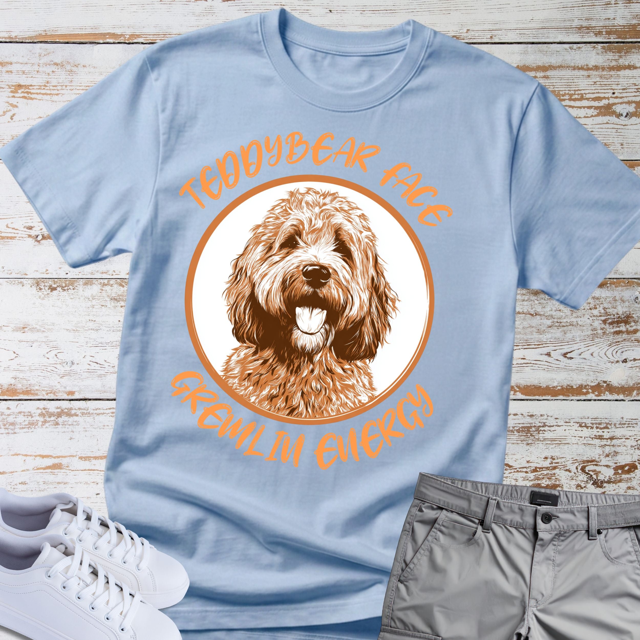 Goldendoodle Teddy Bear Face T-Shirt