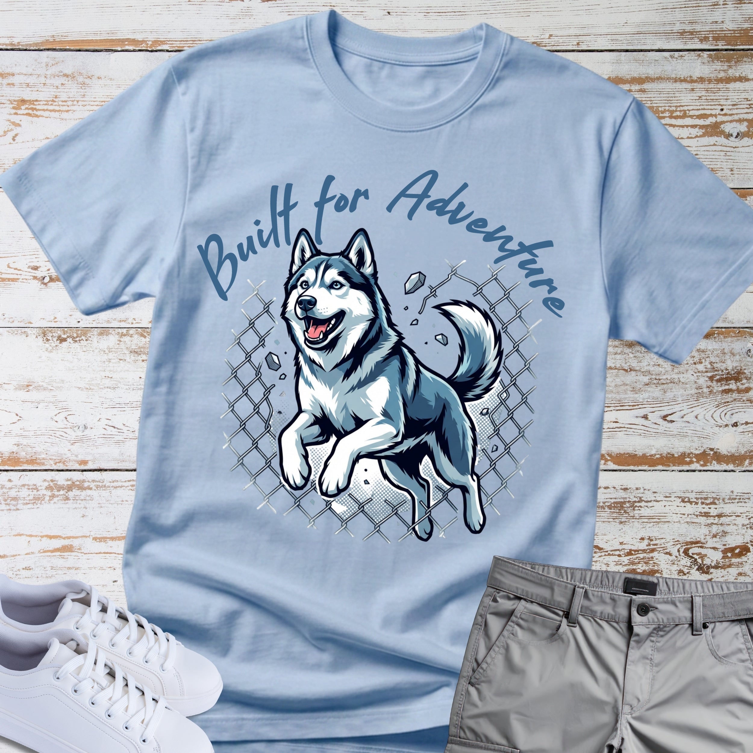 Built for Adventure Siberian Husky T-Shirt