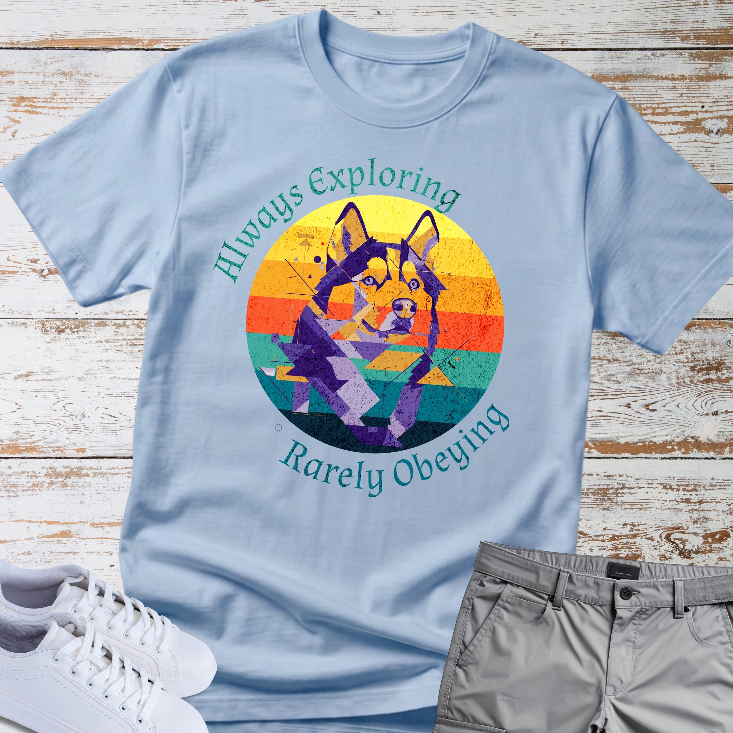 Rarely Obeying Siberian Husky T-Shirt