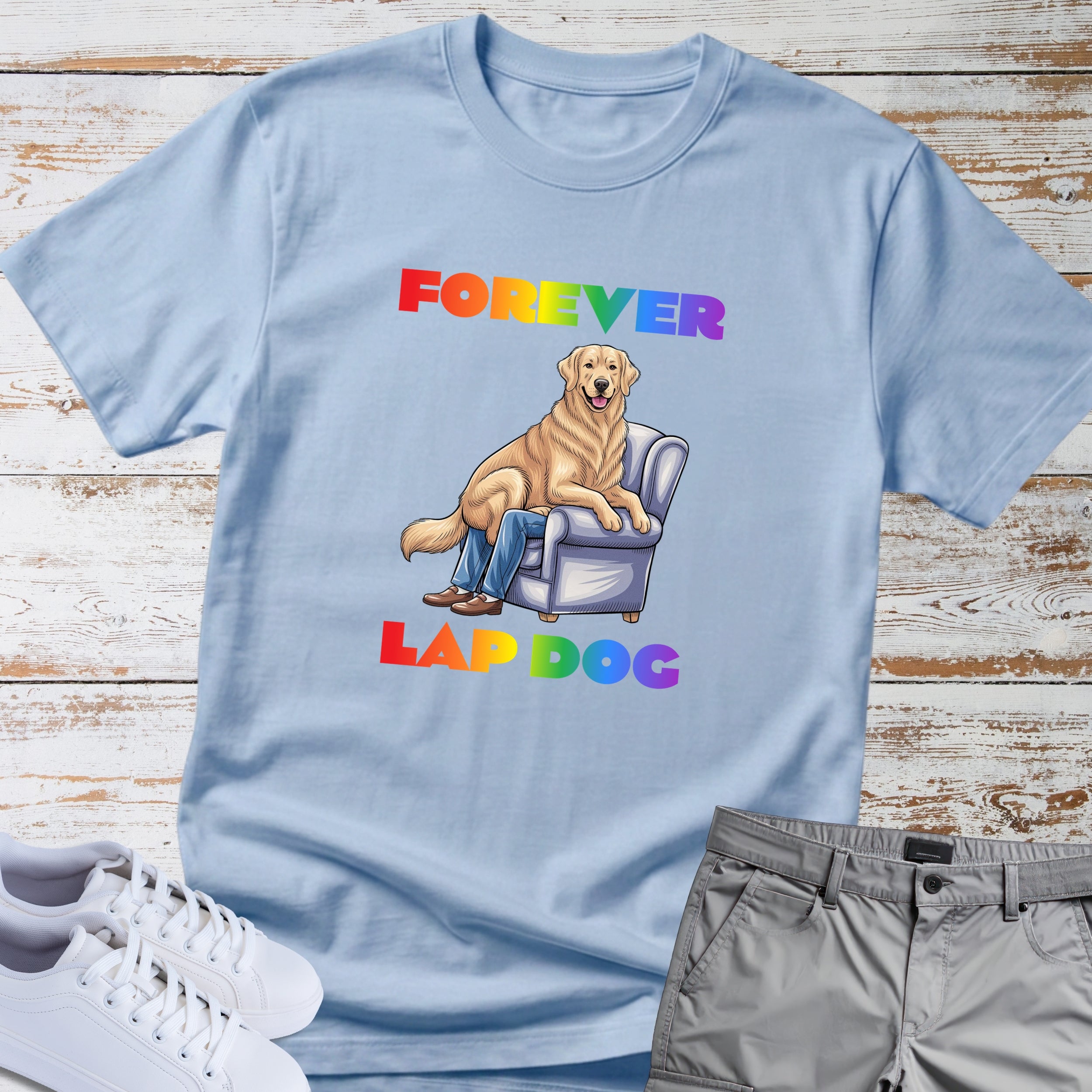 Golden Retriever "Forever Lap Dog" T-Shirt