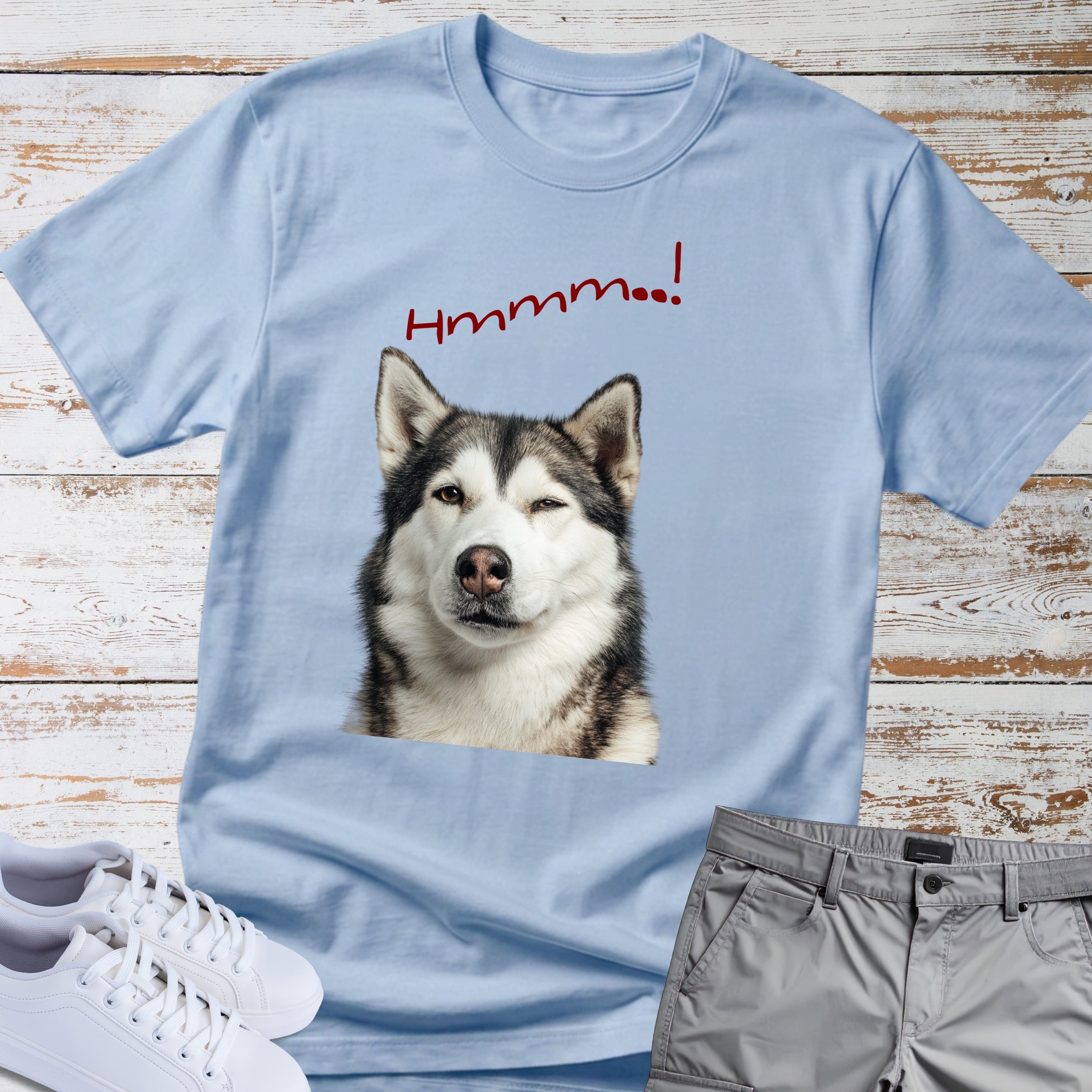 Siberian Husky 'Hmmm...!' Tee