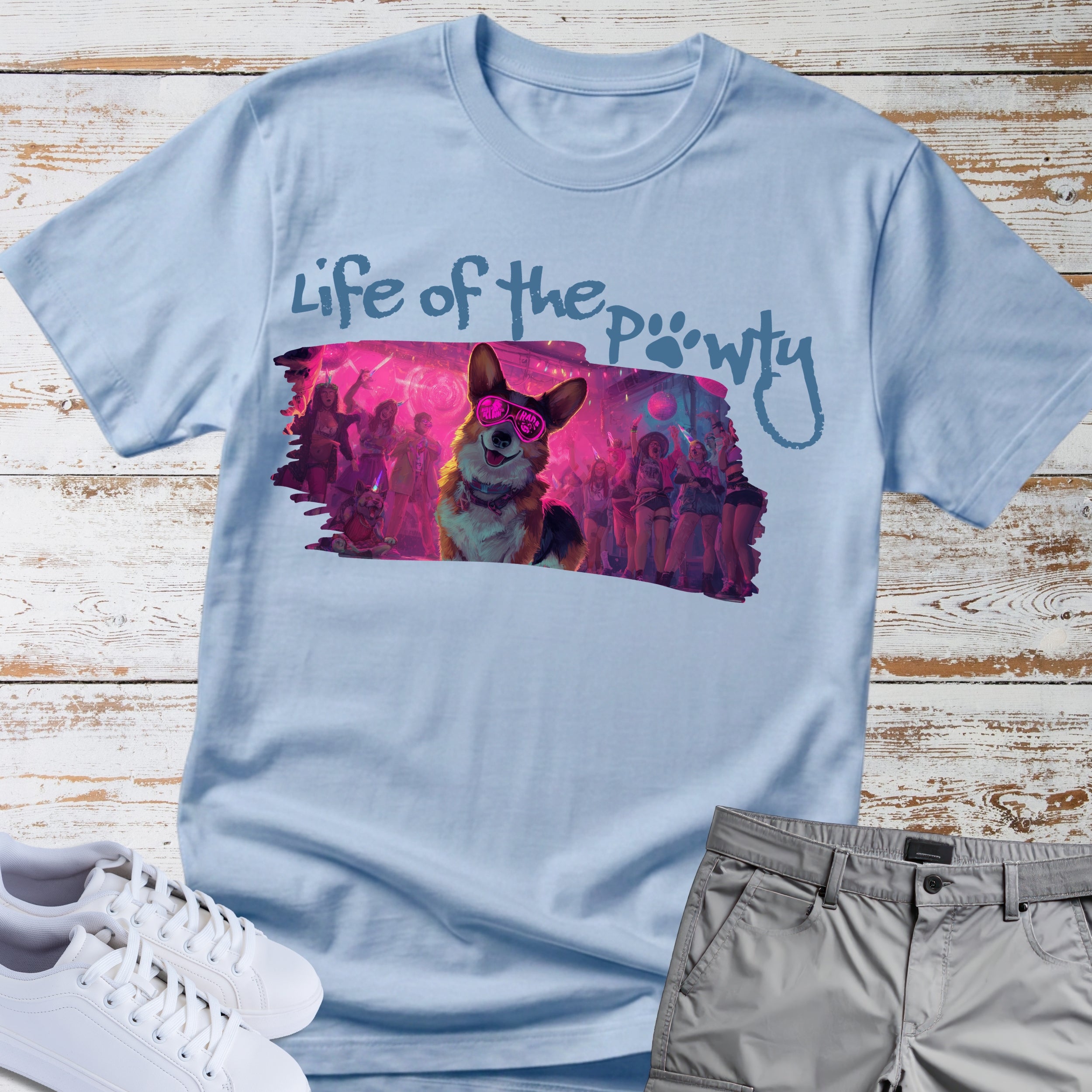 Life Of The Pawty Corgi T-Shirt