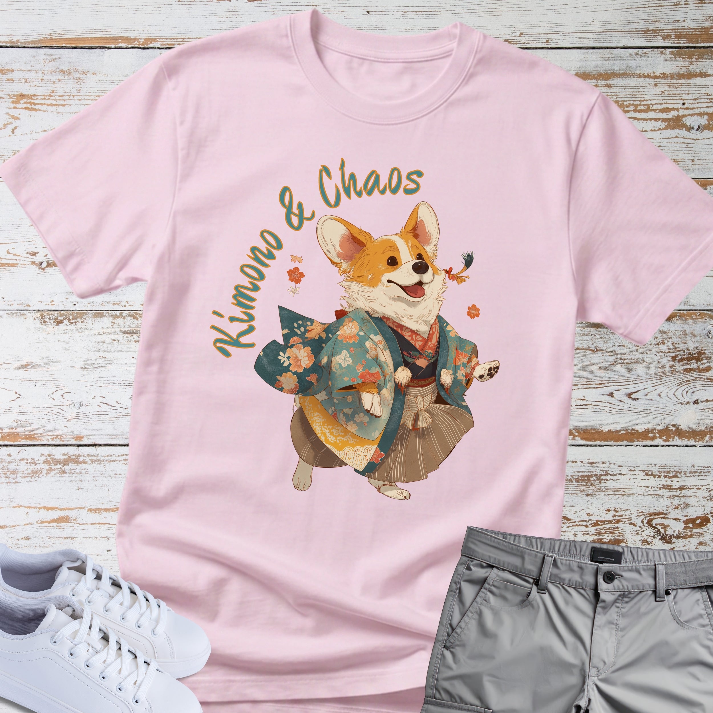 Kimono & Chaos Corgi T-Shirt
