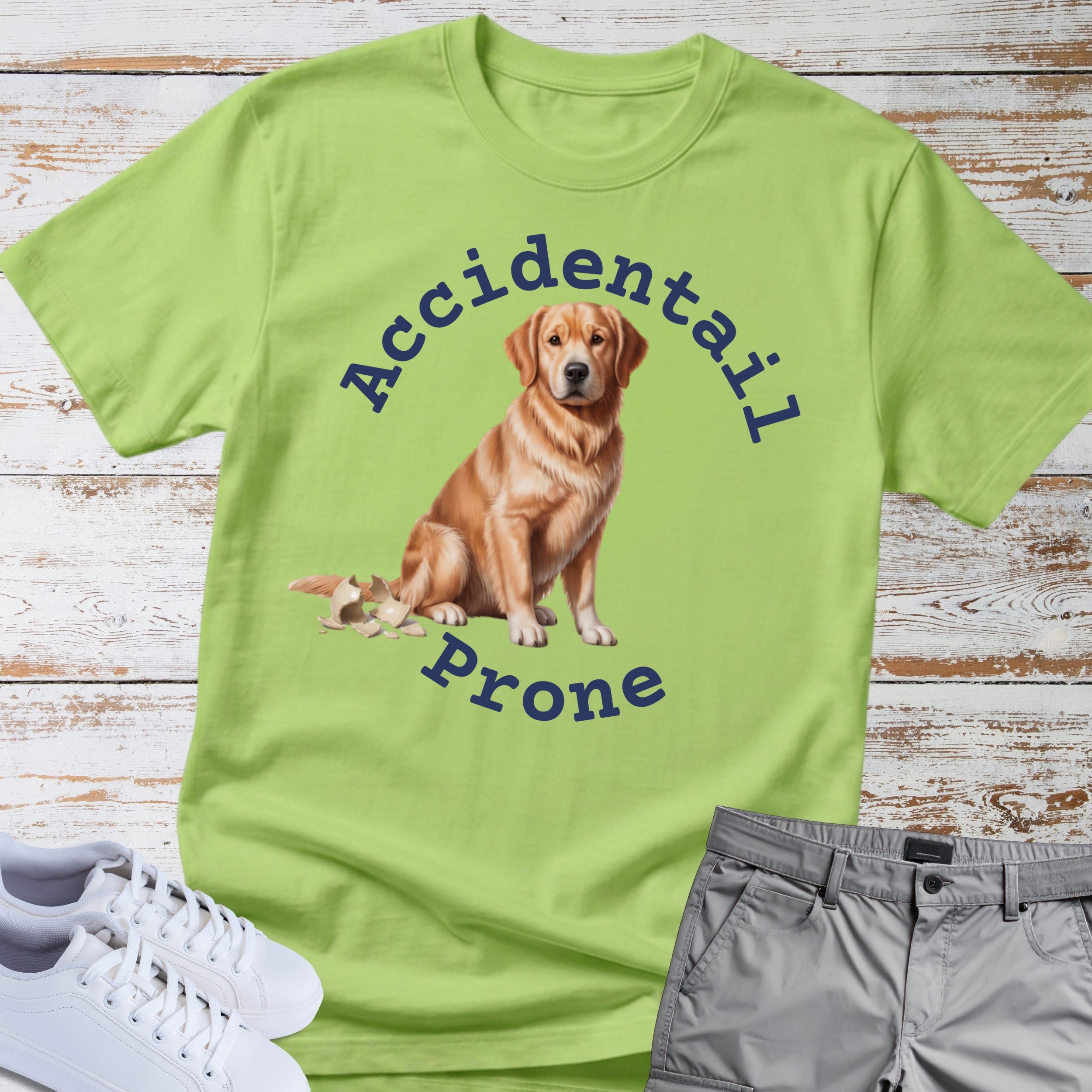 Golden Retriever Accidentail Prone T-Shirt