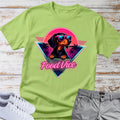 Dachshund Retro Tee — "Food Vice" Sunglasses Dog Graphic
