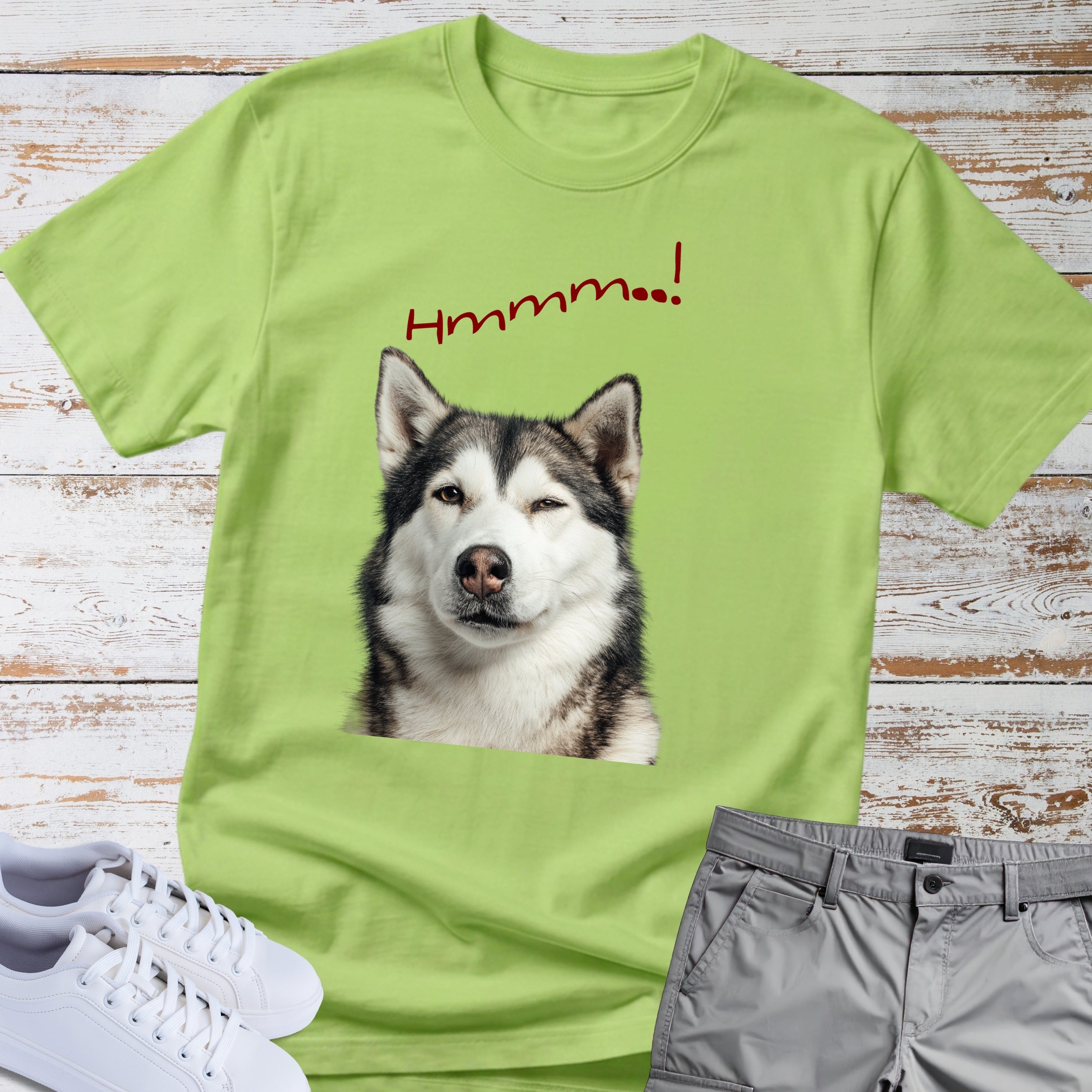 Siberian Husky 'Hmmm...!' Tee