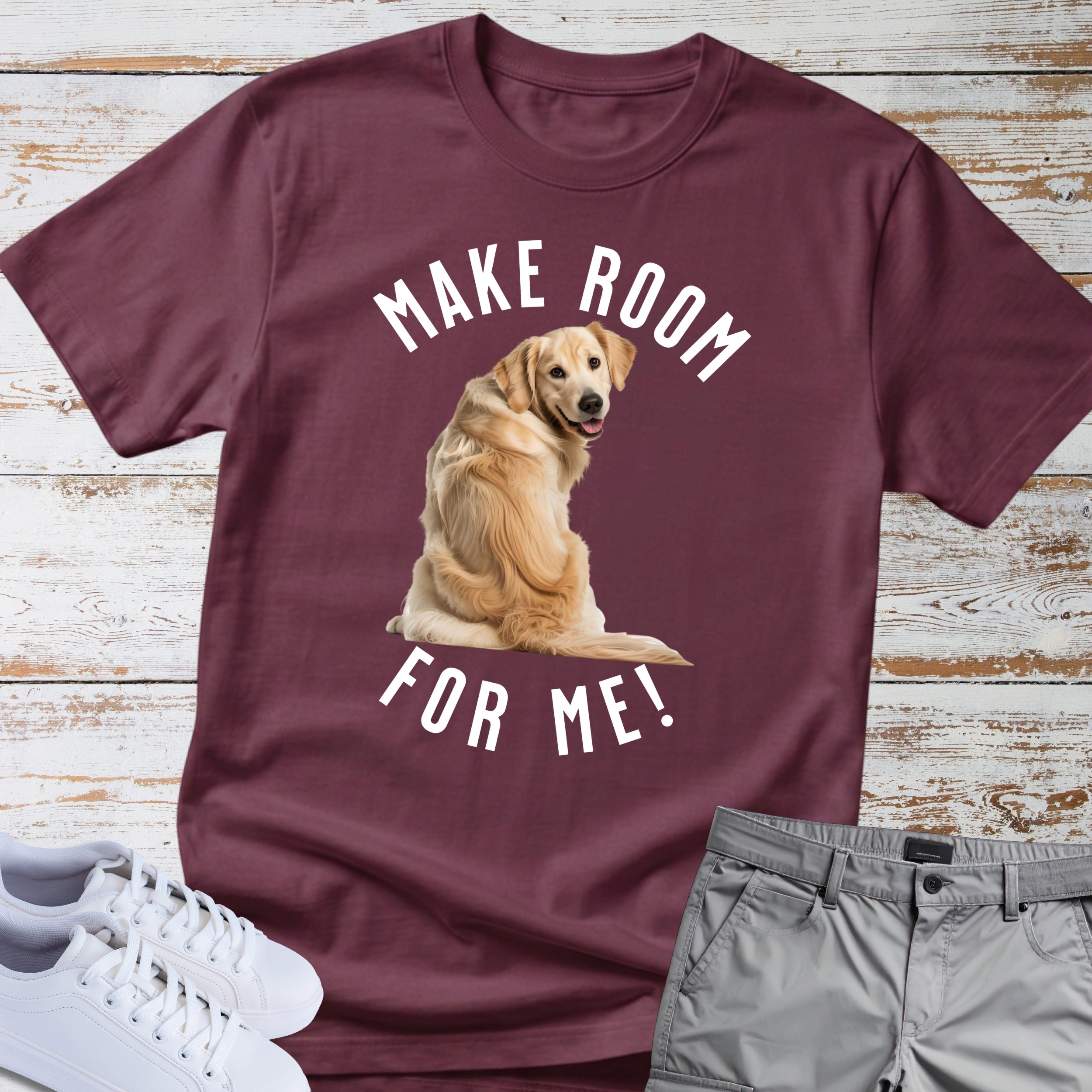 Golden Retriever Make Room For Me! T-Shirt
