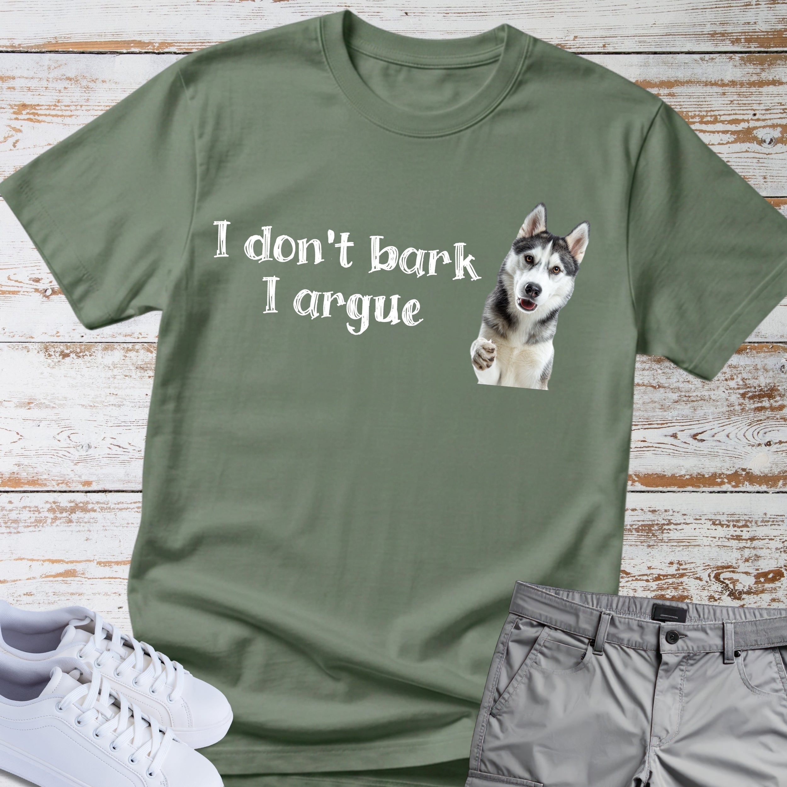 I Don't Bark, I Argue Shirt Siberian Husky Shirt