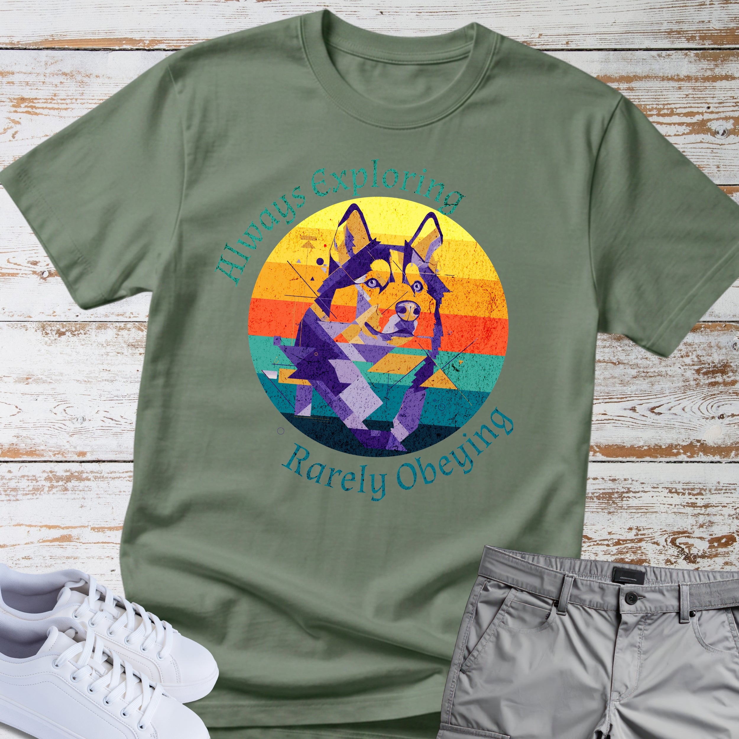Rarely Obeying Siberian Husky T-Shirt