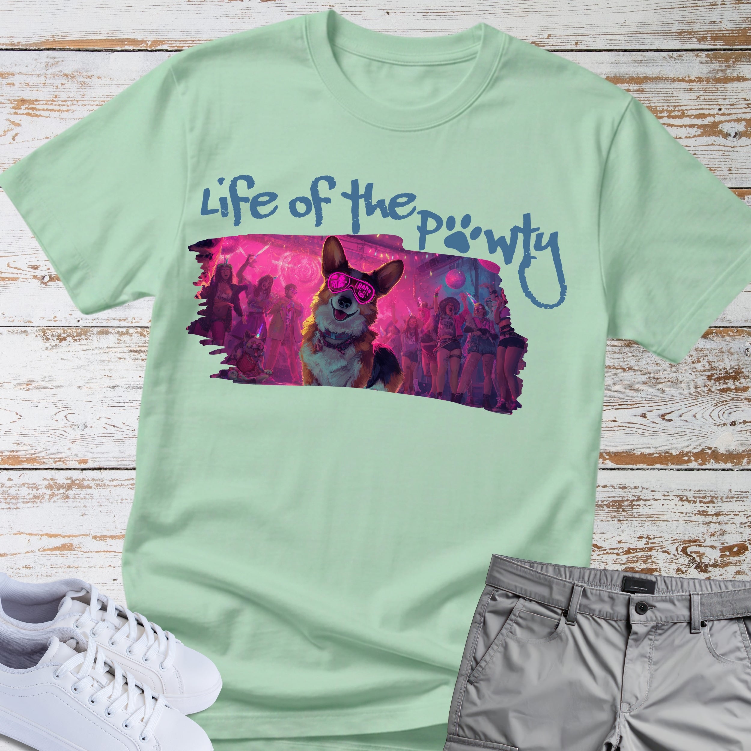 Life Of The Pawty Corgi T-Shirt