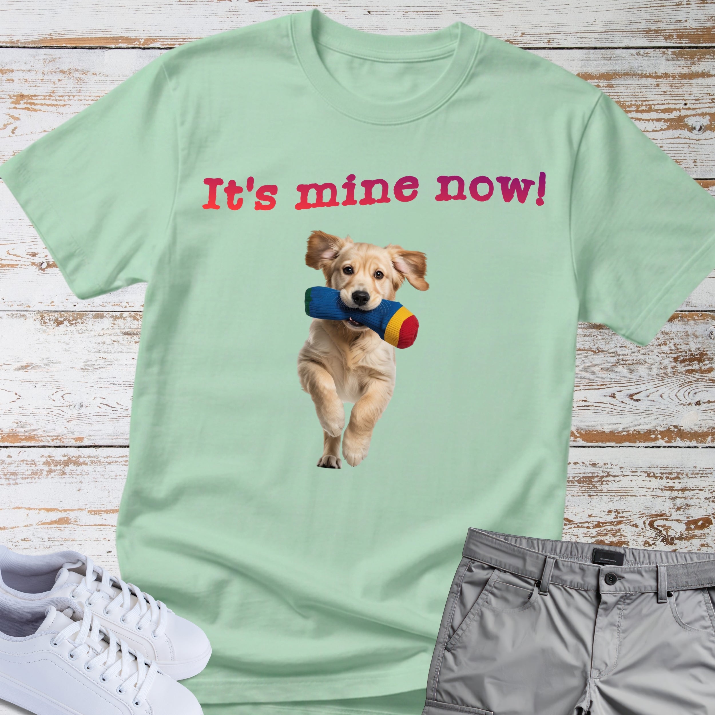 Golden Retriever "It's Mine Now!" T-Shirt