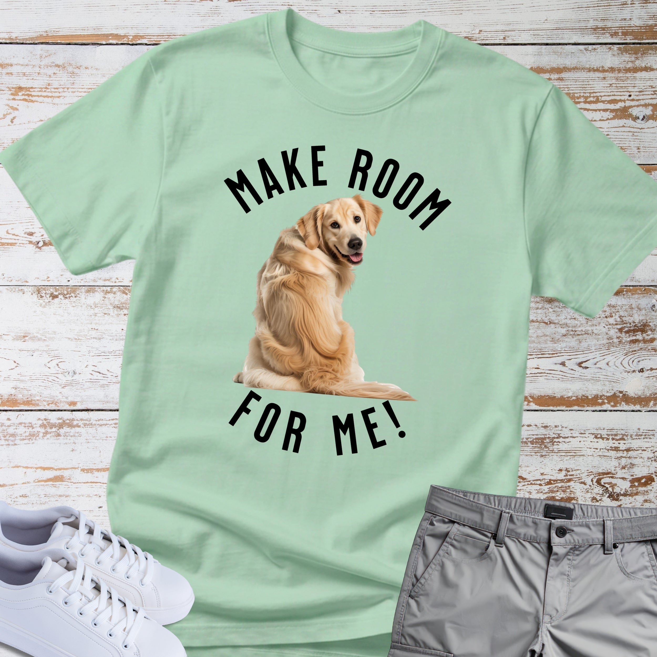 Golden Retriever Make Room For Me! T-Shirt