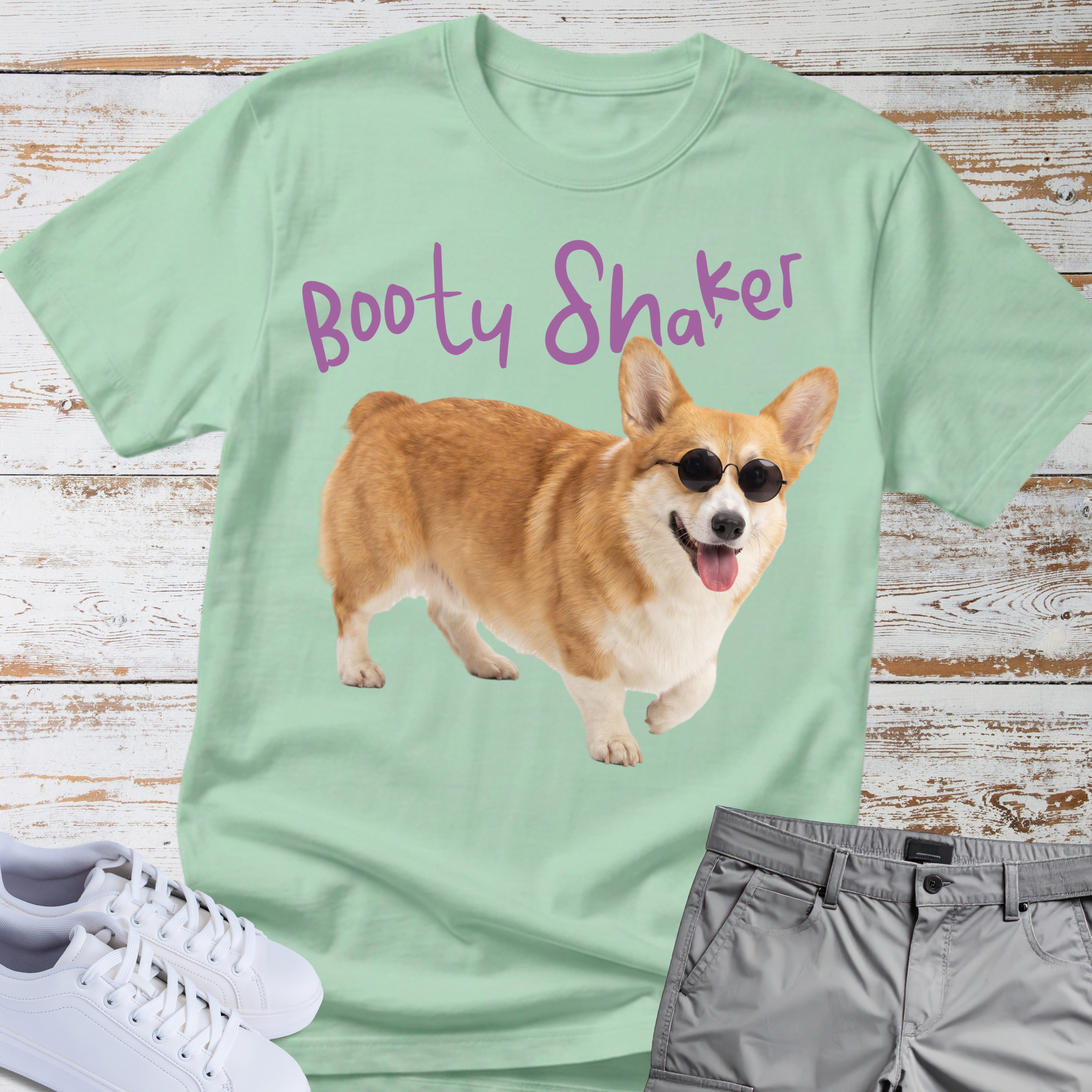Corgi "Booty Shaker" Tee