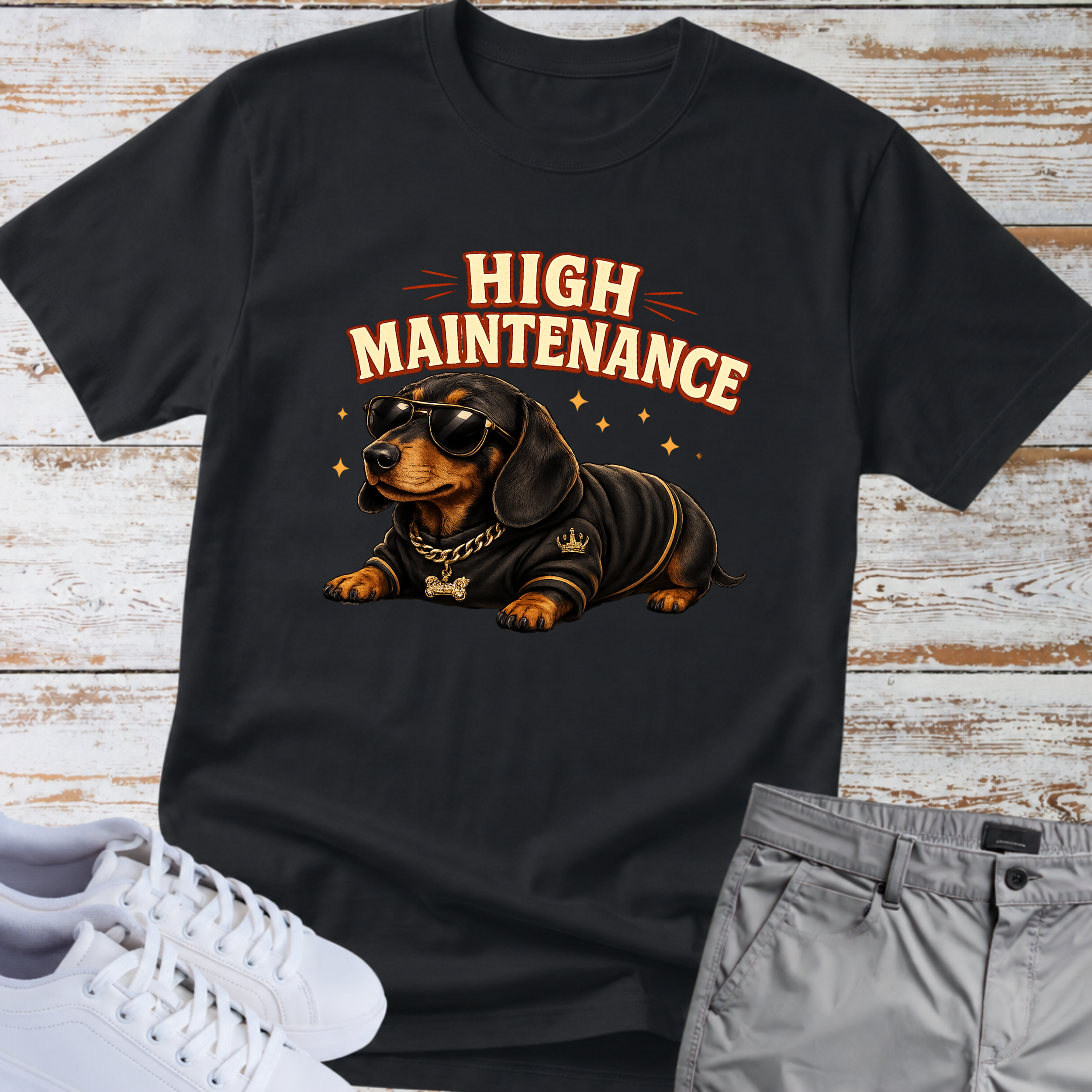High Maintenance Dachshund T-Shirt