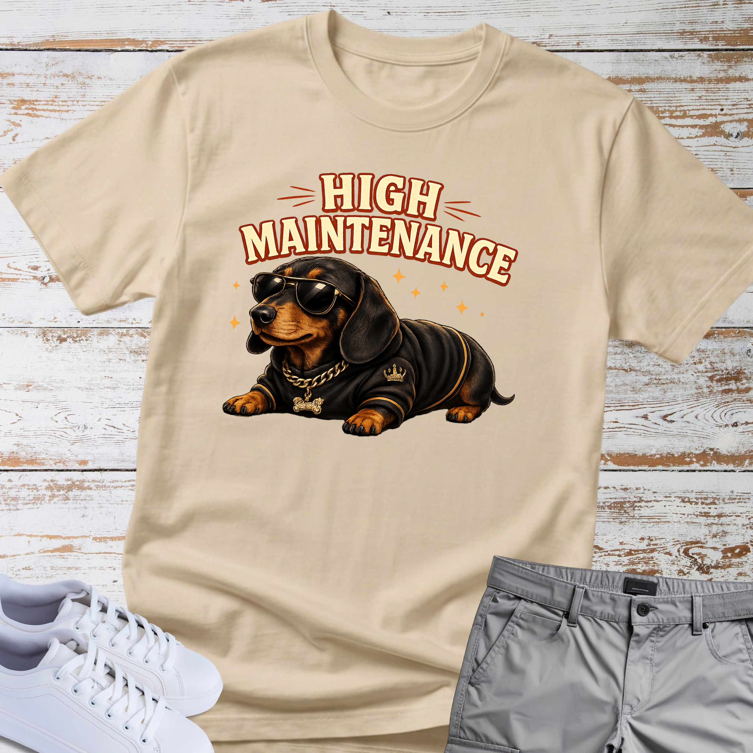 High Maintenance Dachshund T-Shirt