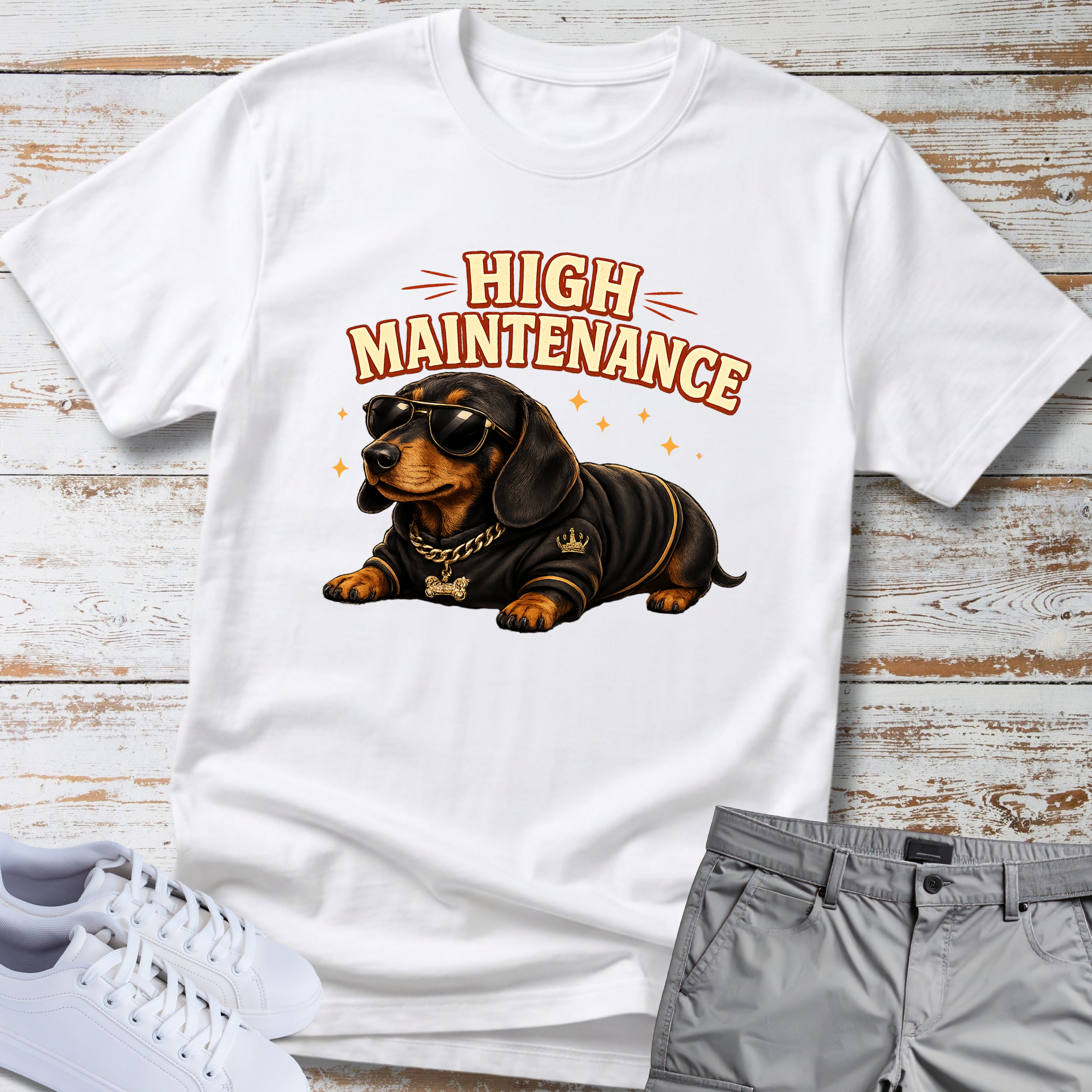 High Maintenance Dachshund T-Shirt