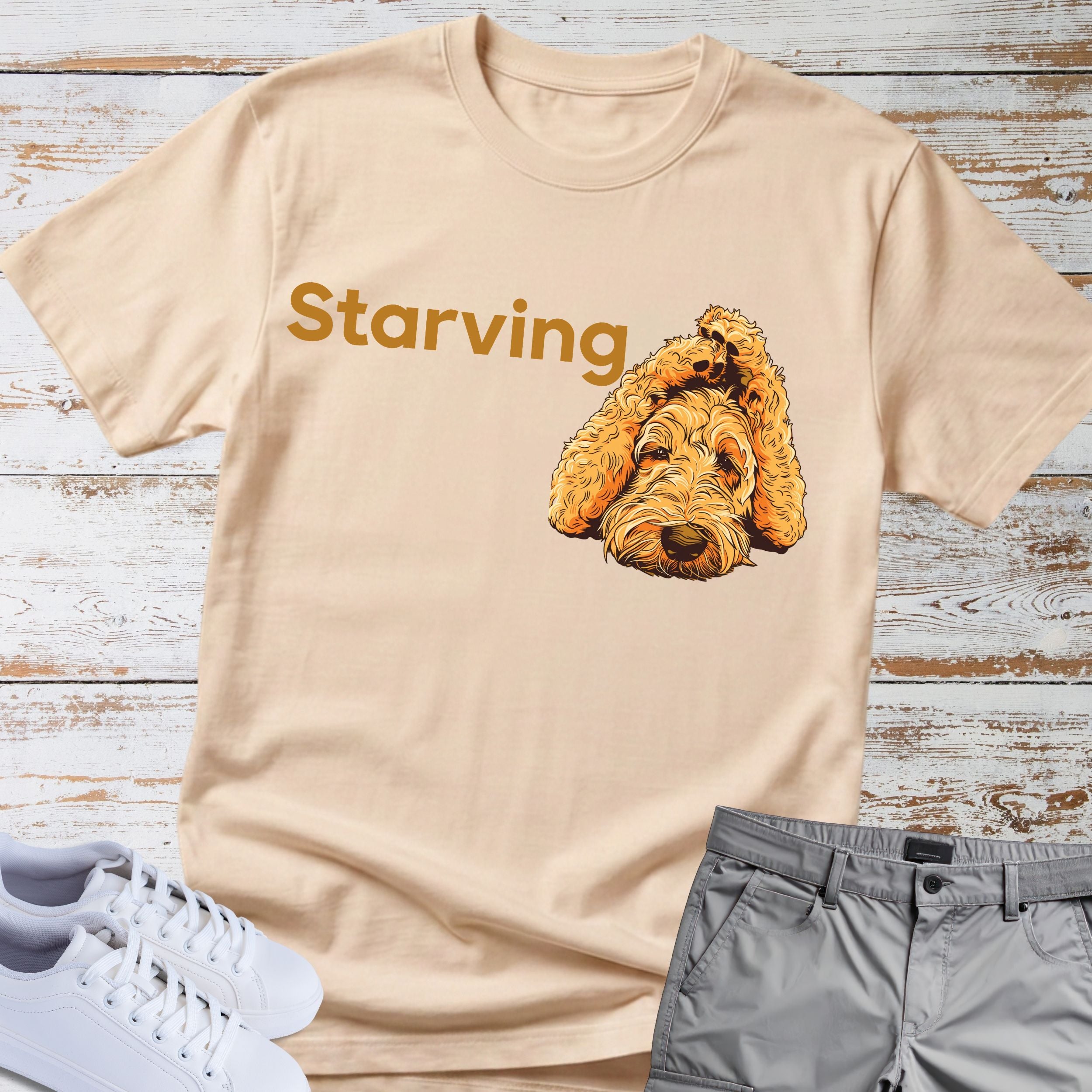 Goldendoodle Starving T-Shirt