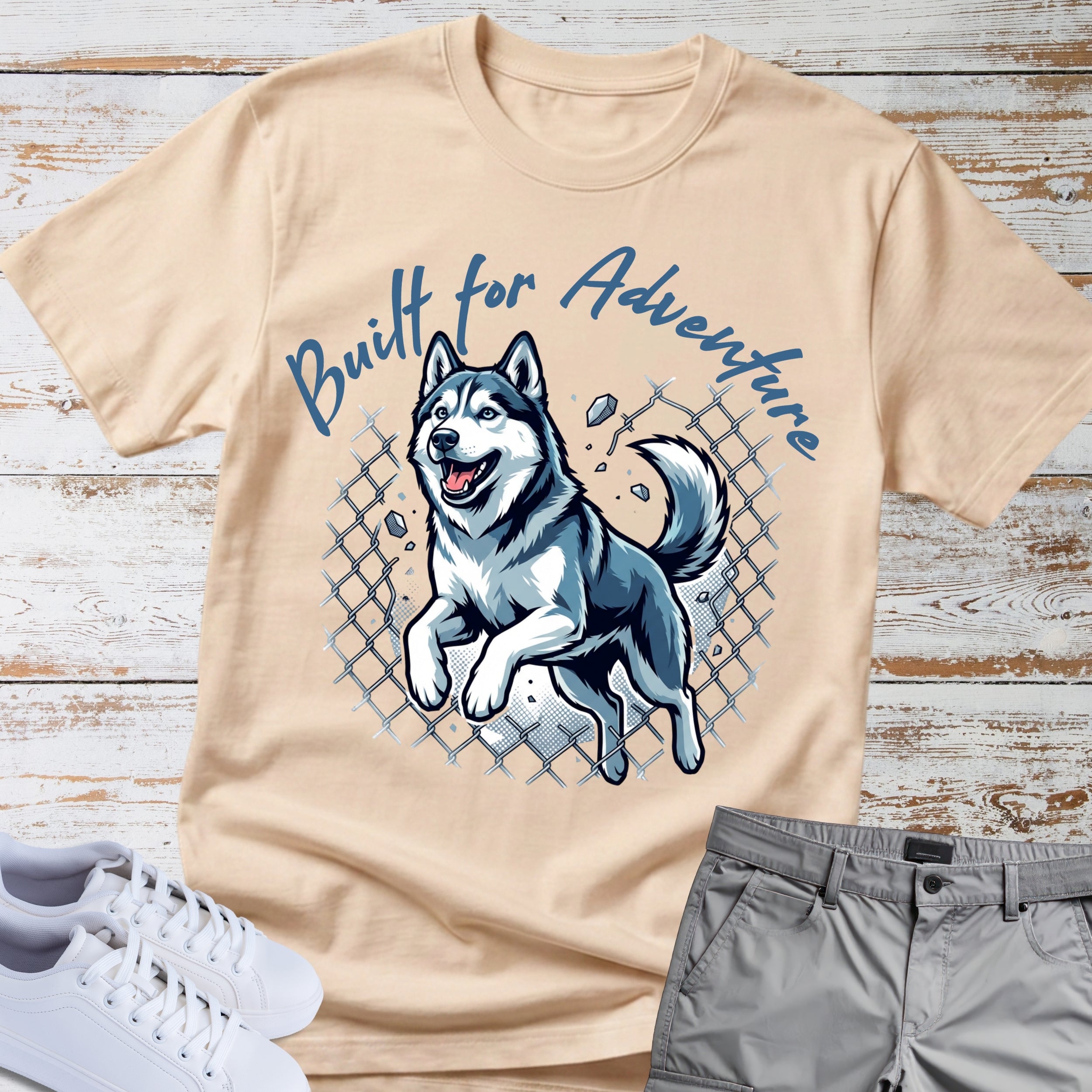 Built for Adventure Siberian Husky T-Shirt