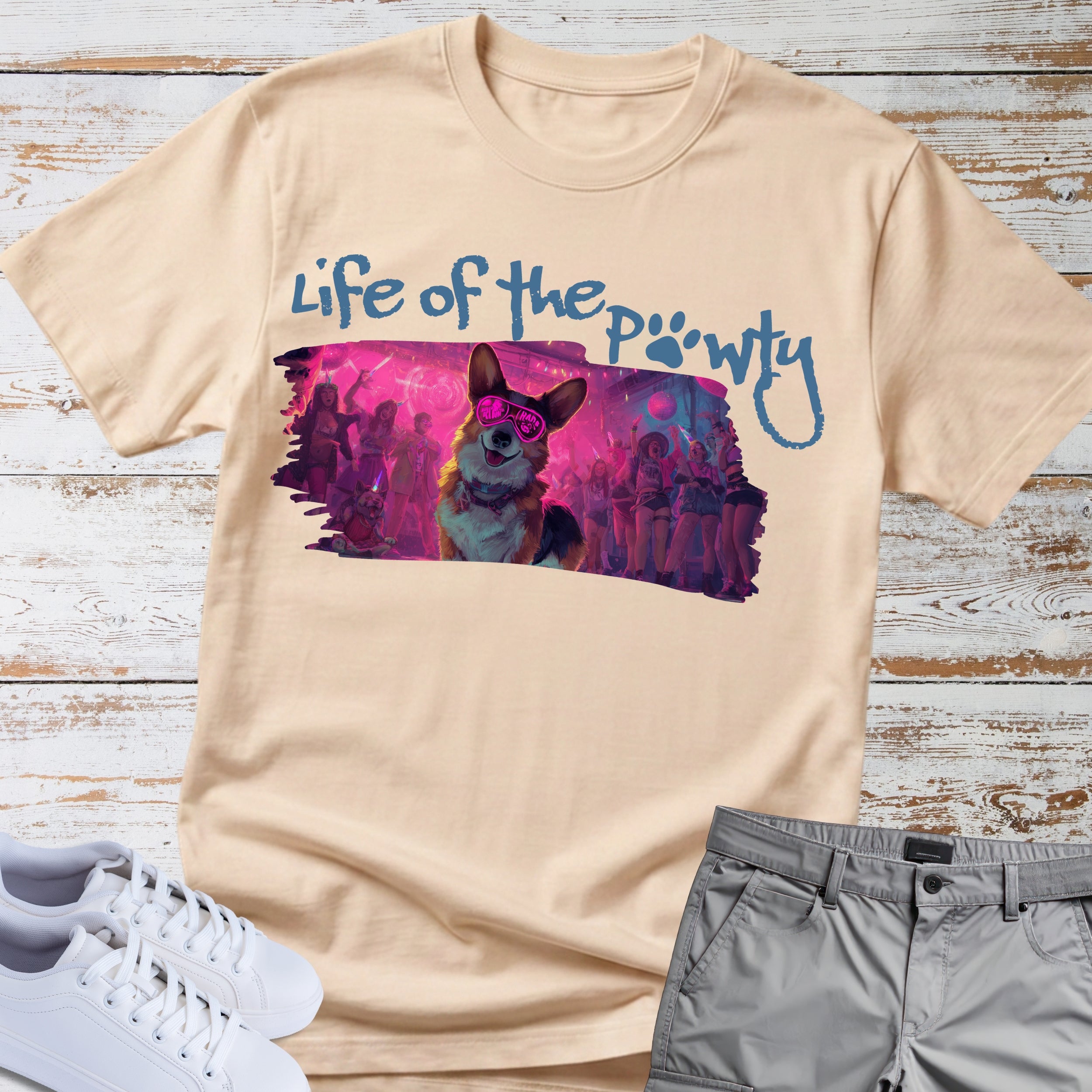 Life Of The Pawty Corgi T-Shirt