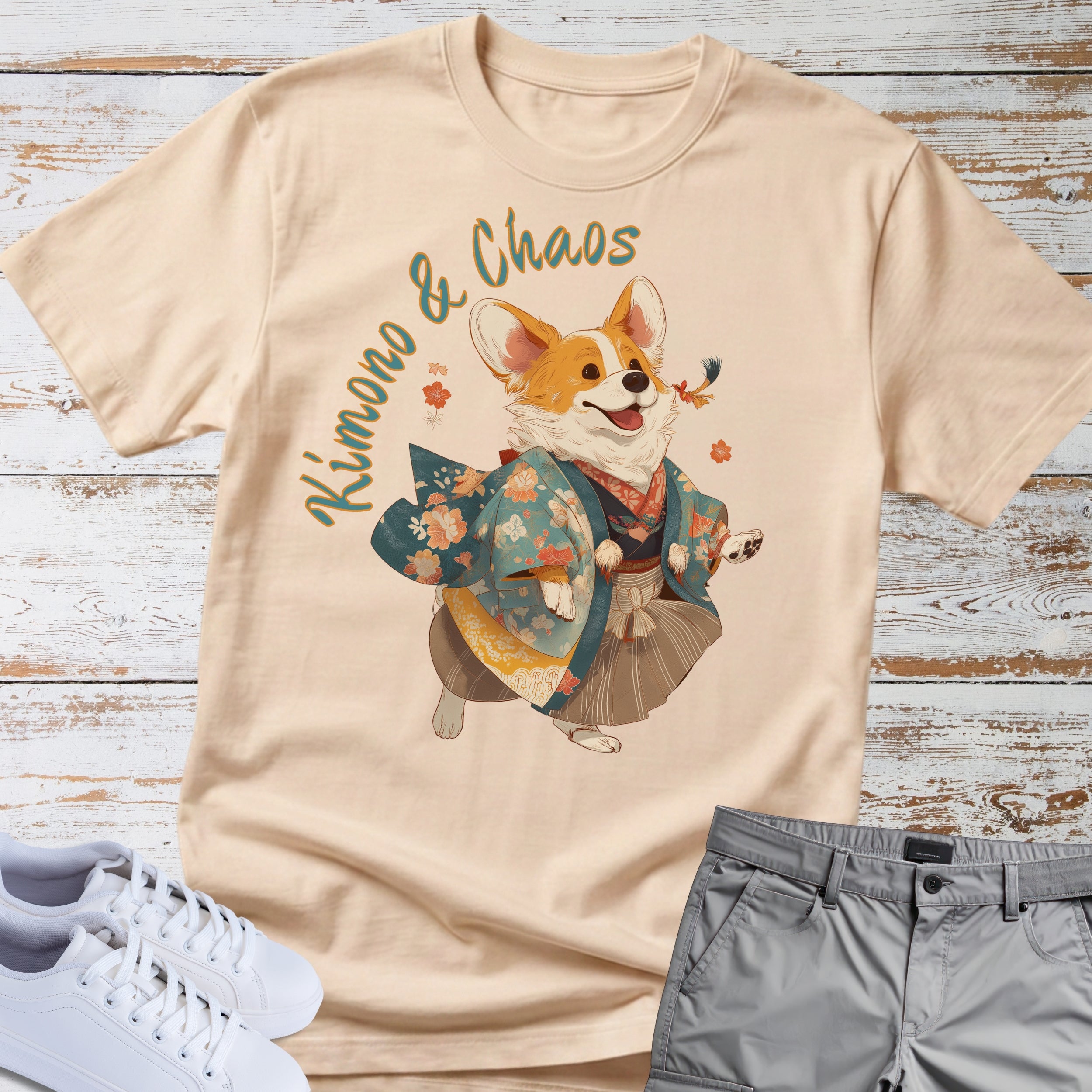 Kimono & Chaos Corgi T-Shirt