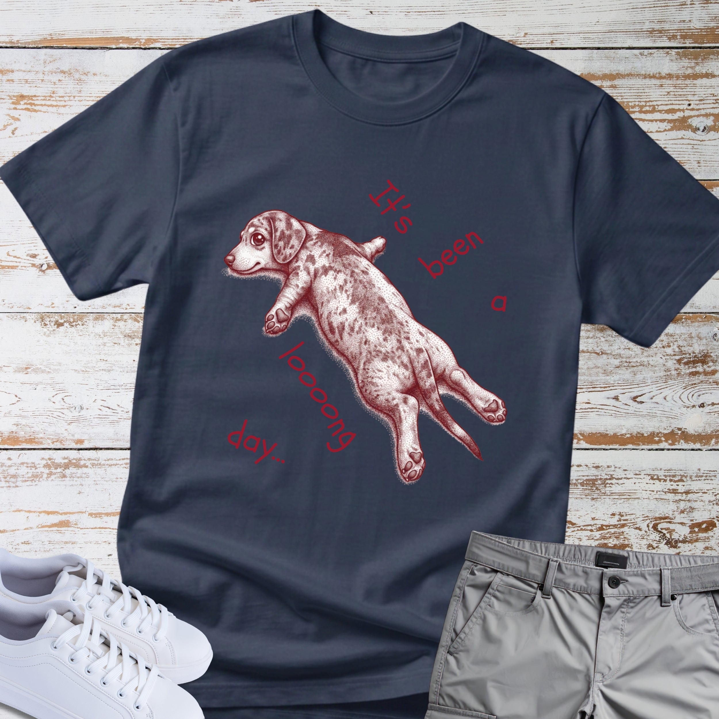 Dachshund "It's Been a Long Day" T-Shirt