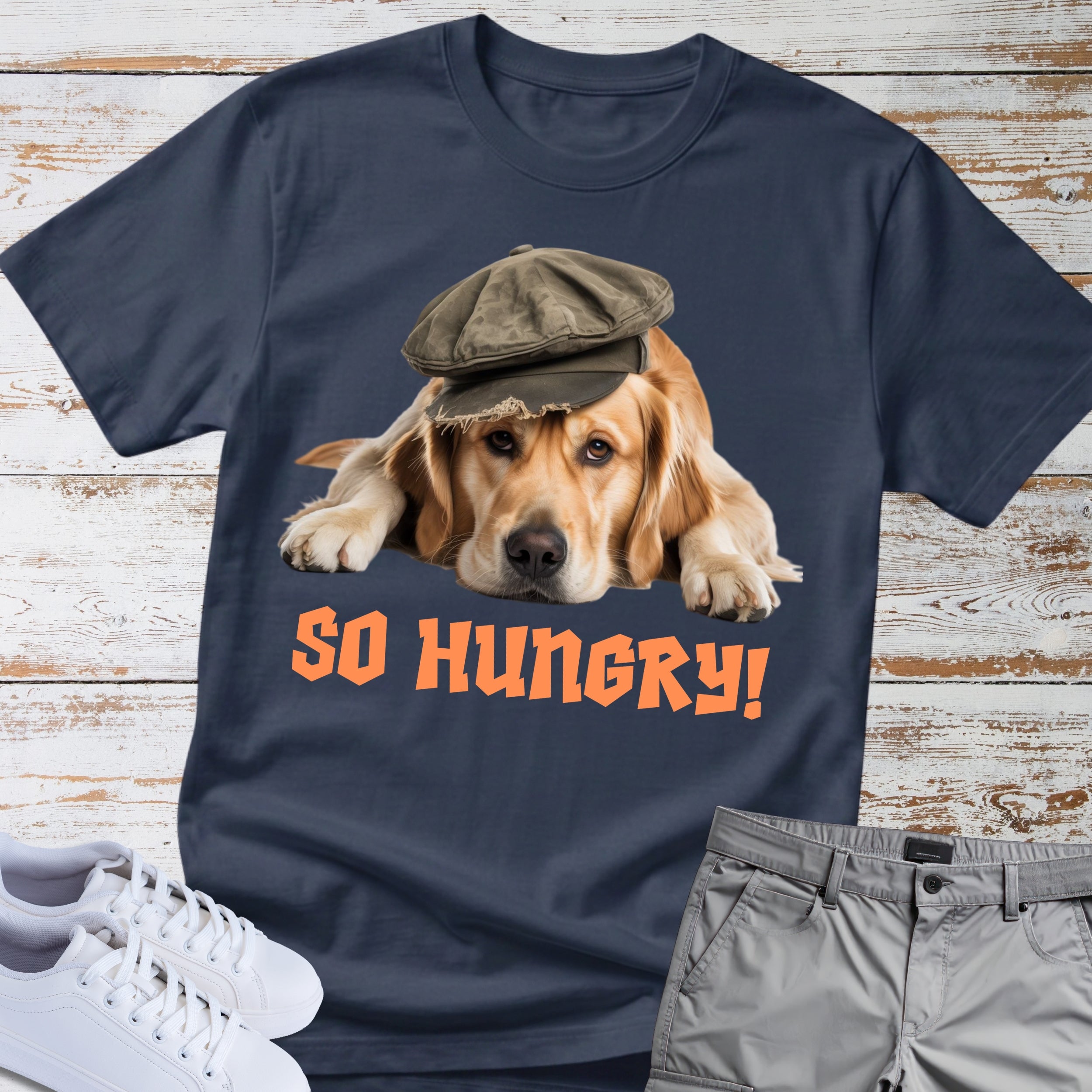 Golden Retriever "So Hungry" T-Shirt