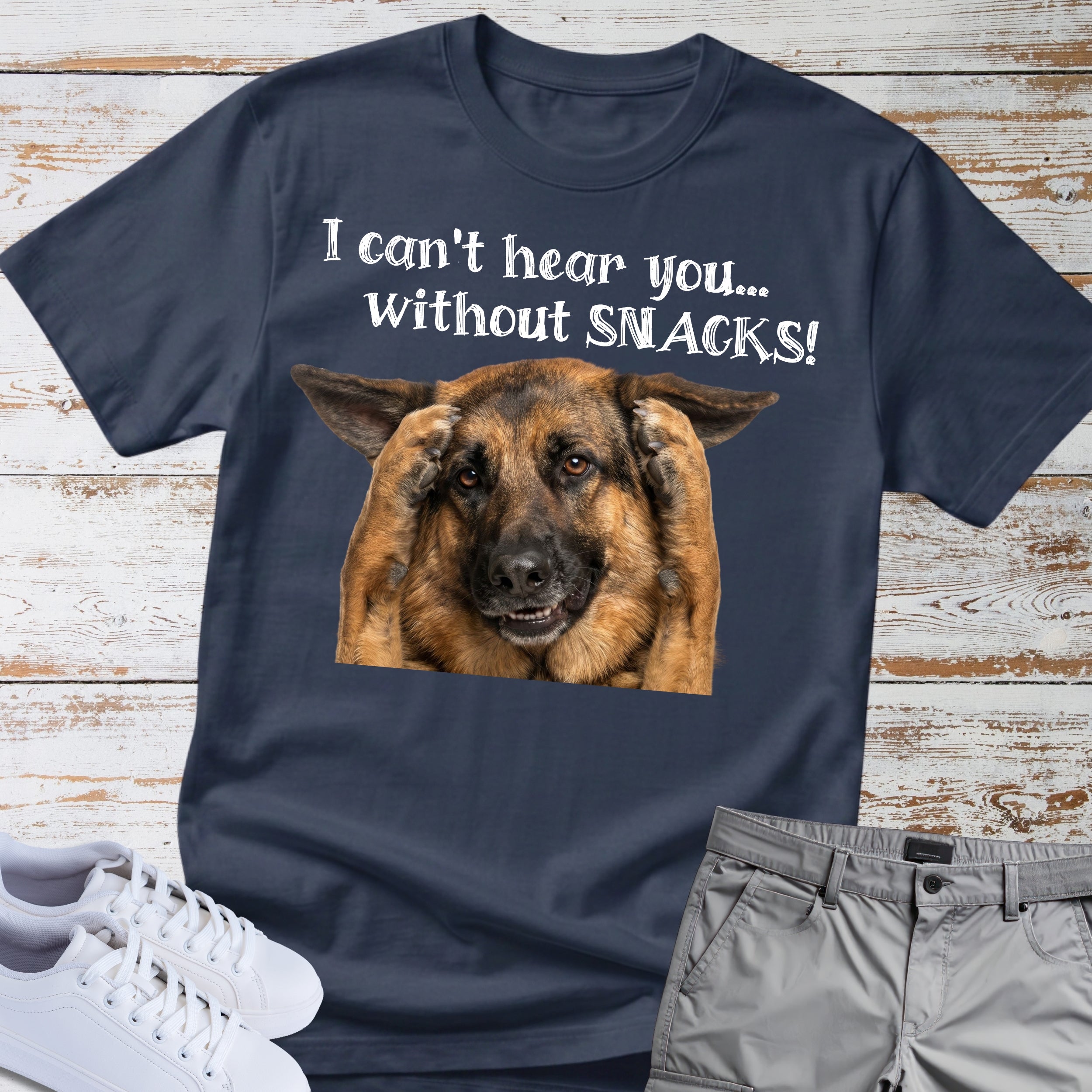 German Shepherd "I Can't Hear You..." Tee
