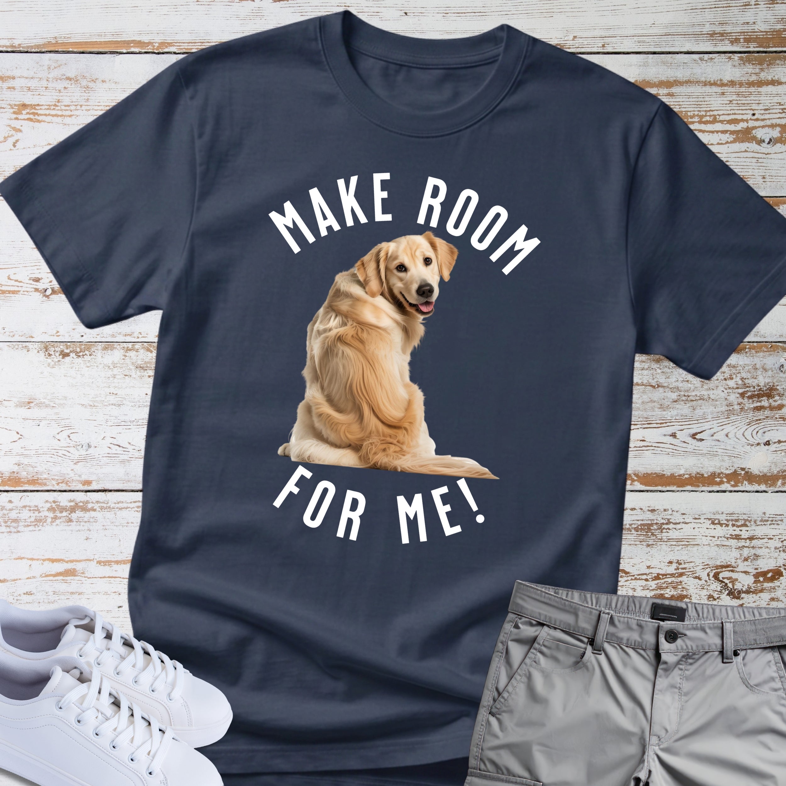 Golden Retriever Make Room For Me! T-Shirt