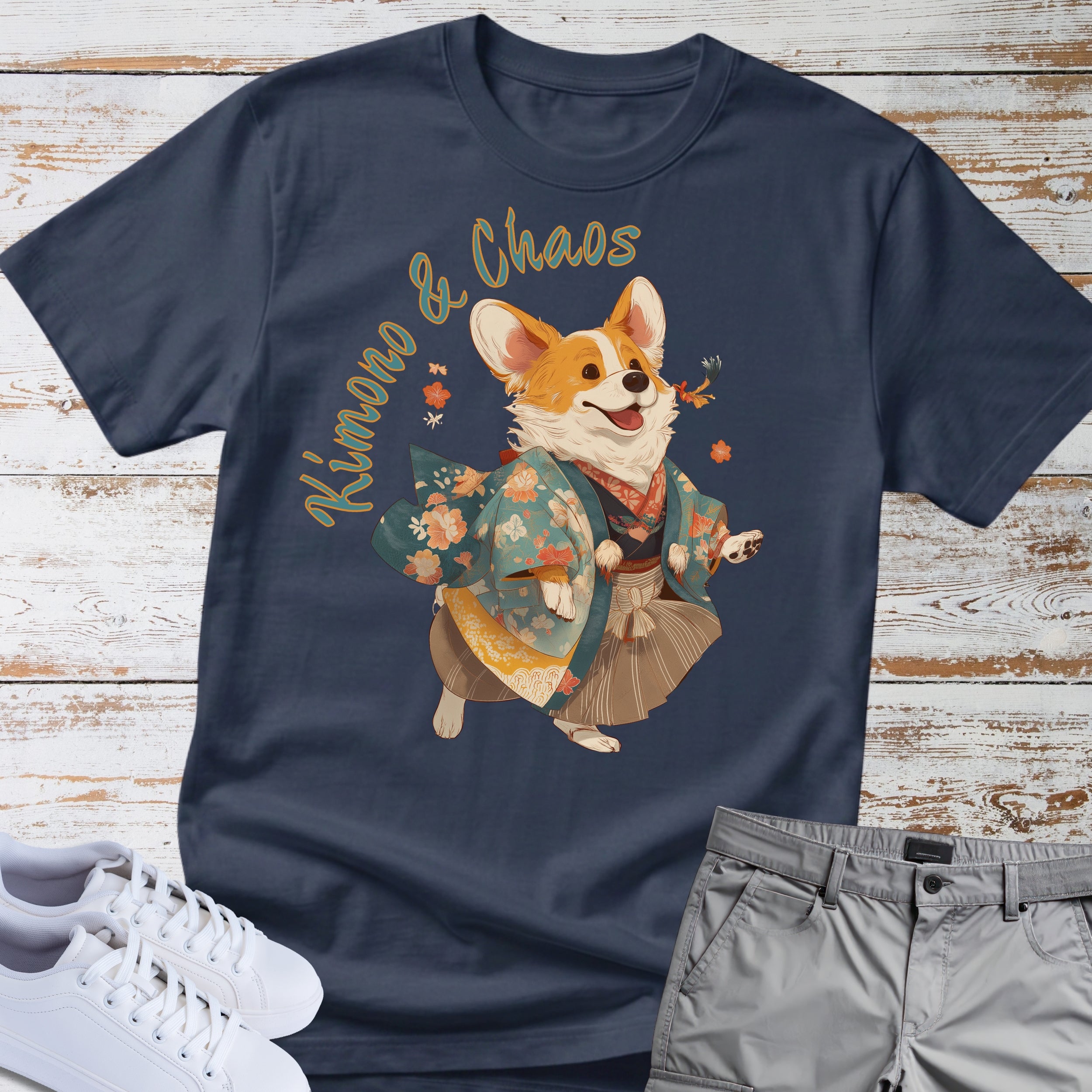 Kimono & Chaos Corgi T-Shirt