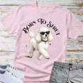 Born to Strut Cool Poodle Sunglasses T-Shirt
