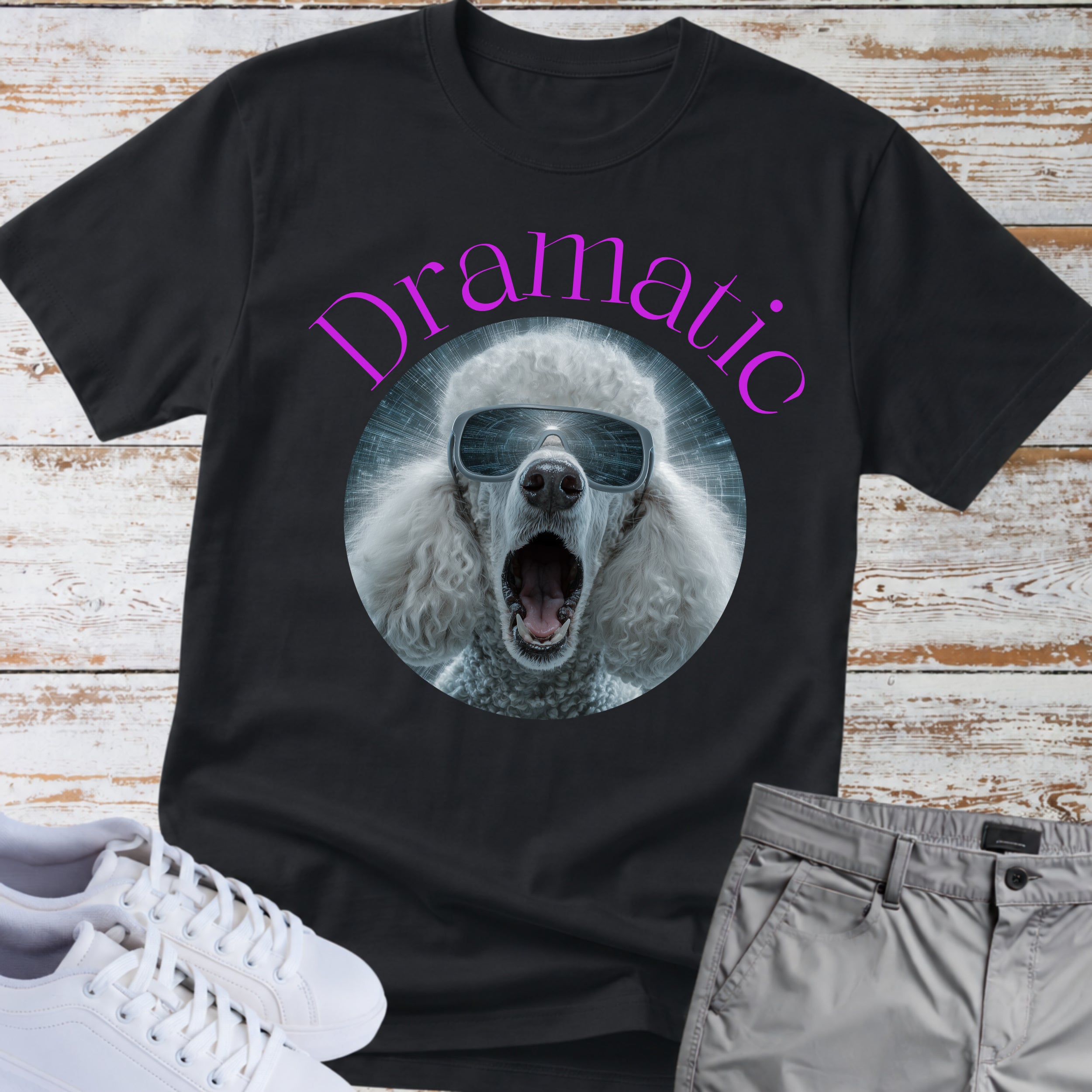 Poodle Dramatic T-shirt