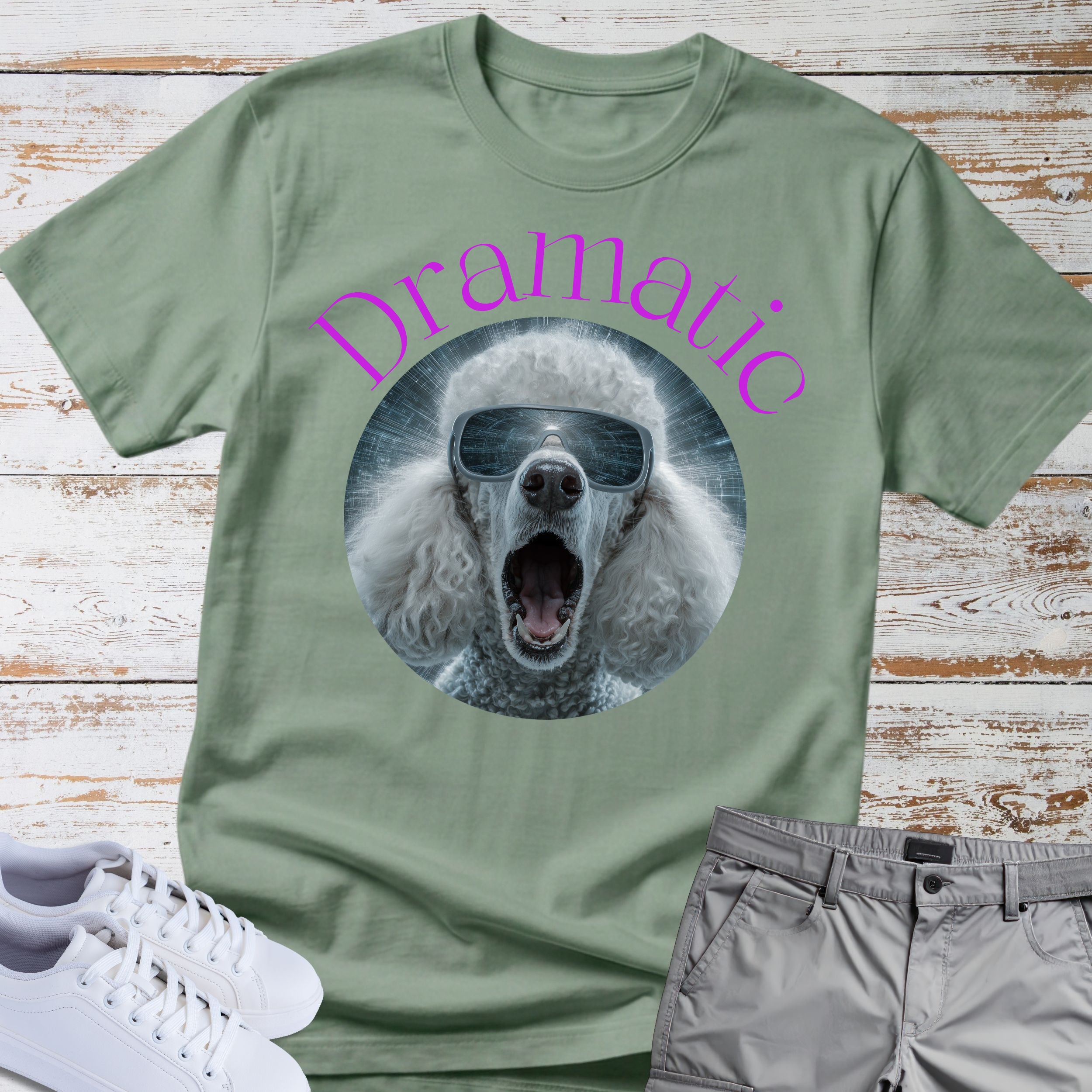 Poodle Dramatic T-shirt